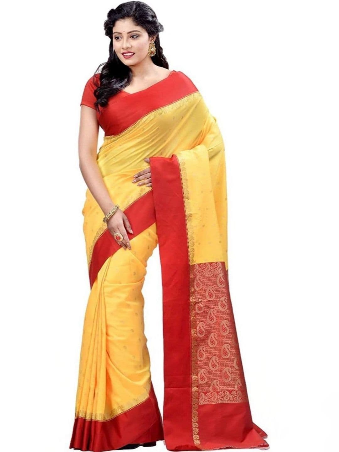 Silk Loomluxe Woven Design Zari Art Silk Saree - view 1