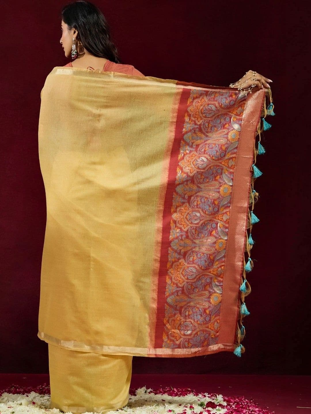 kasee Woven Design Pure Cotton Designer Saree thumbnail 2