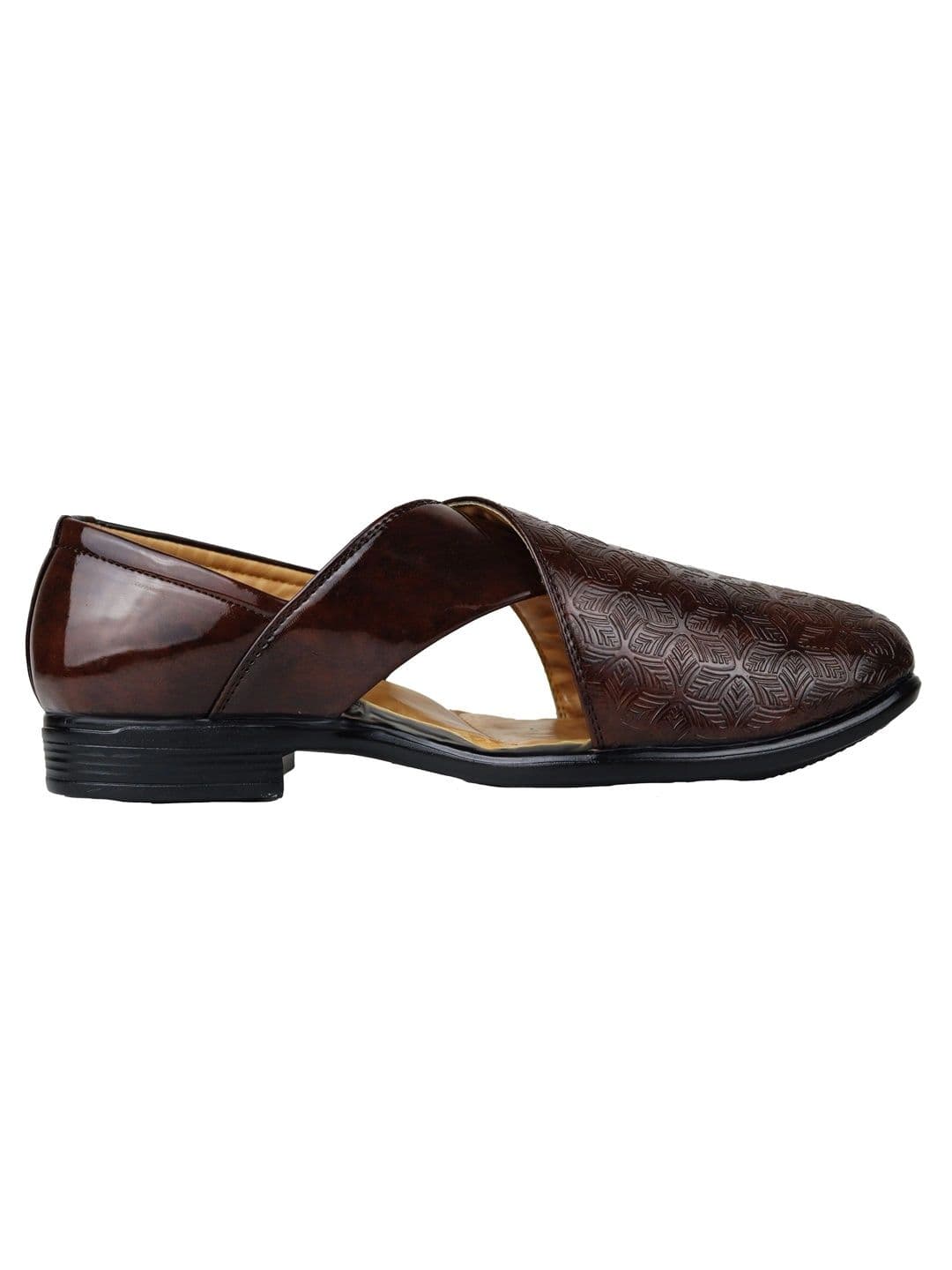 HikBi Men Ethnic Leather Shoe-Style Sandals thumbnail 7
