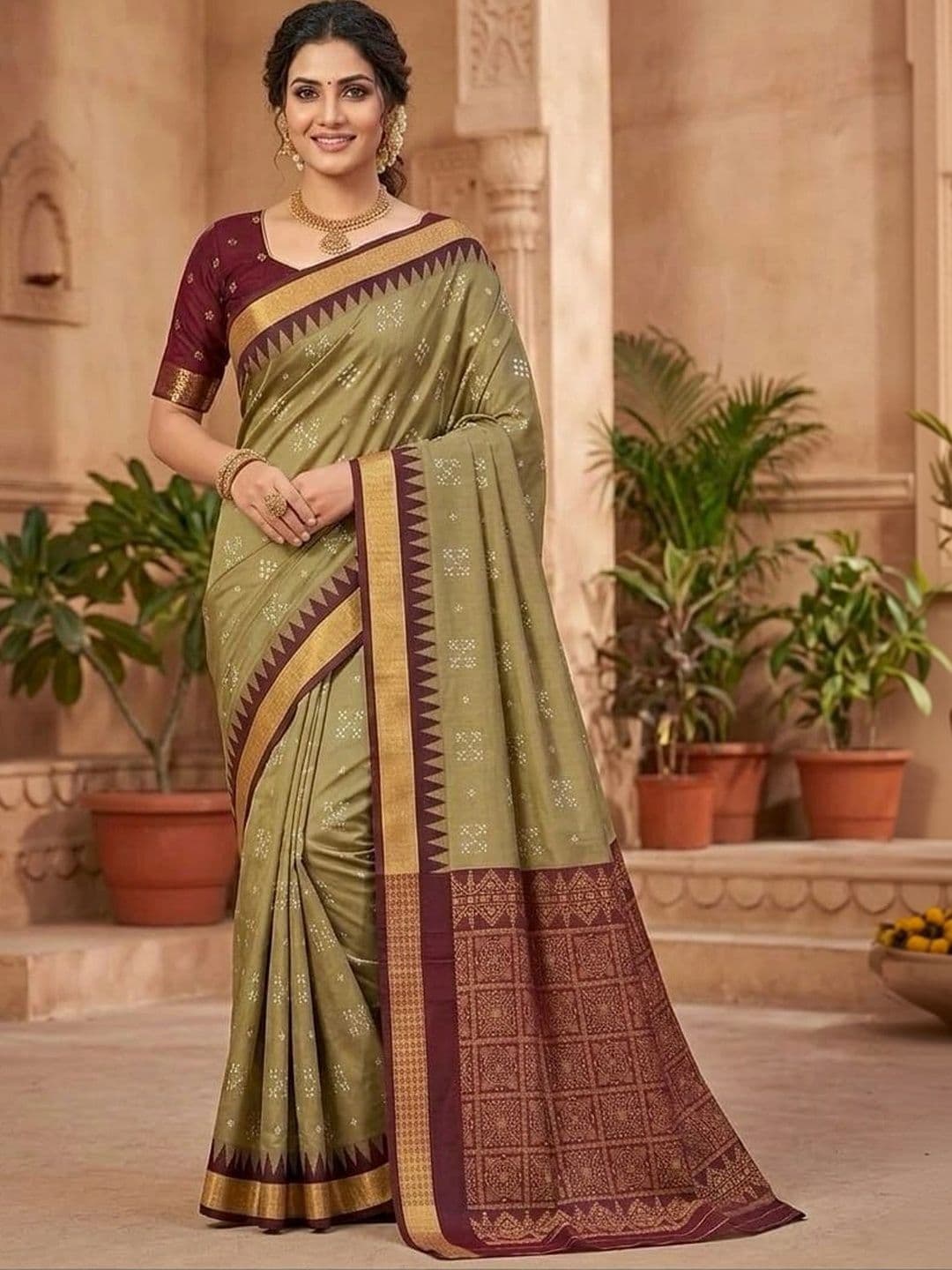 Silk Loomluxe Art Silk Sambalpuri Saree - view 1