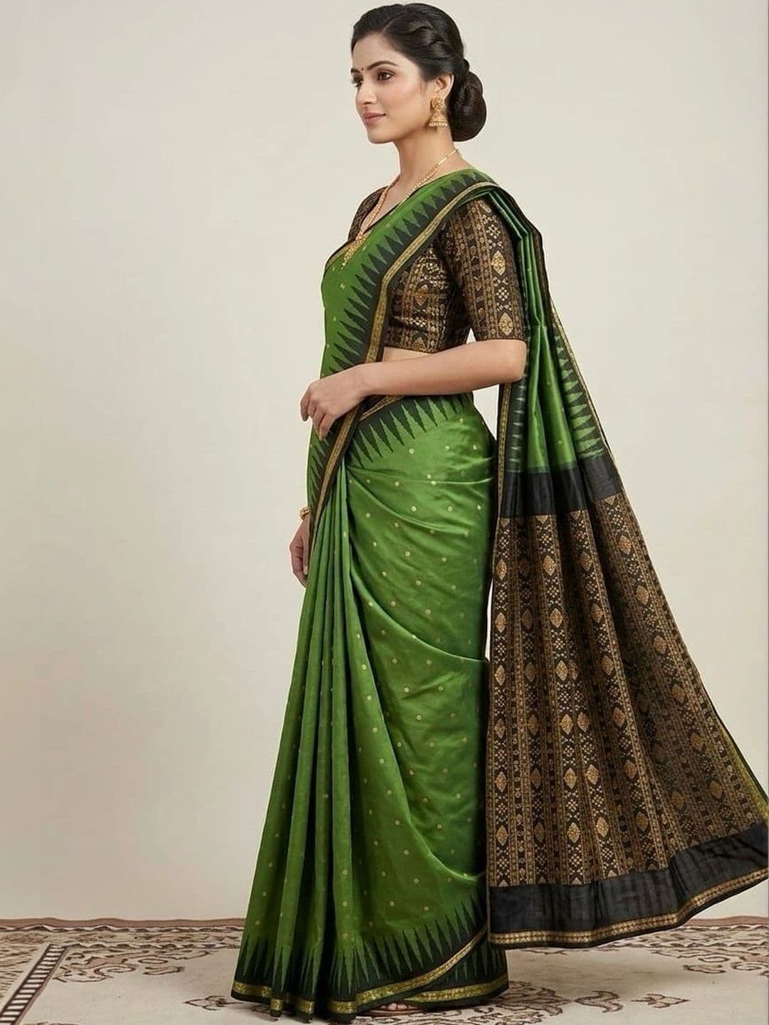 Silk Loomluxe Zari Art Silk Sambalpuri Saree thumbnail 3