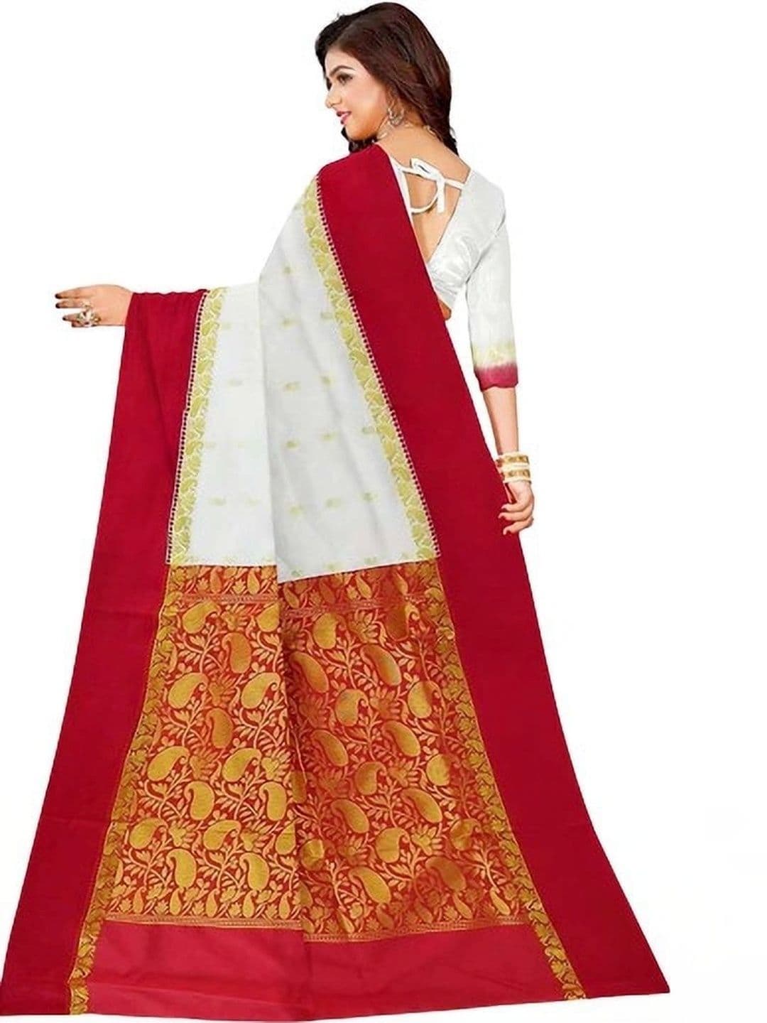 Silk Loomluxe Zari Art Silk Saree thumbnail 4