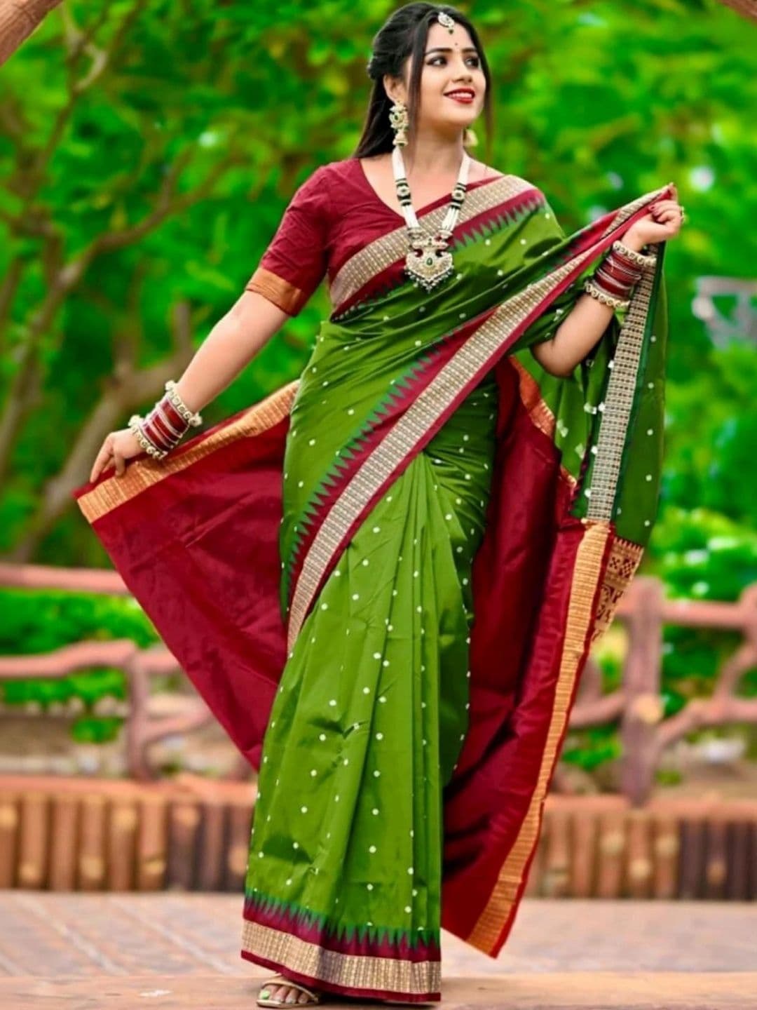 Silk Loomluxe Zari Art Silk Sambalpuri Saree - view 1