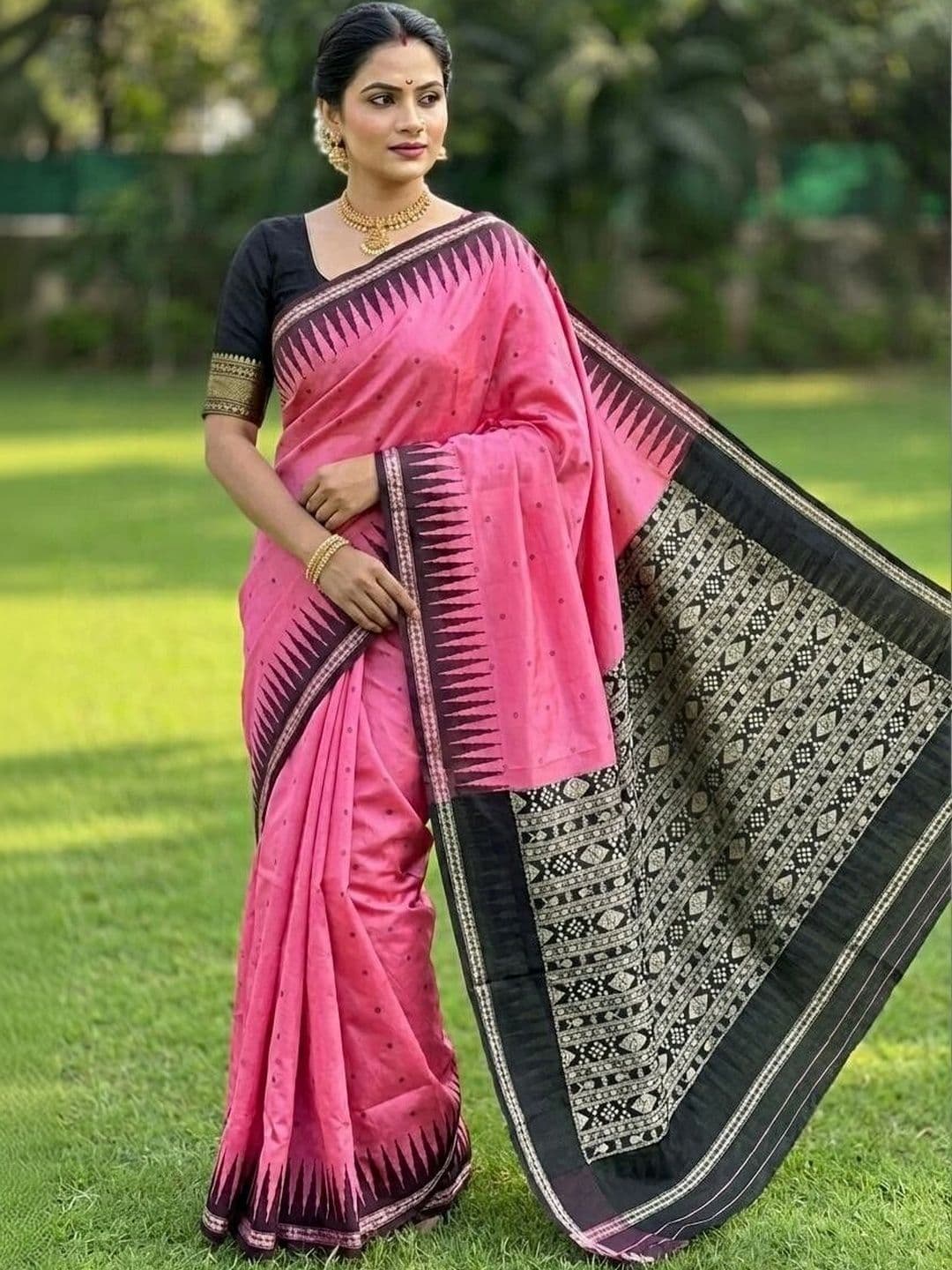 Silk Loomluxe Art Silk Sambalpuri Saree - view 1