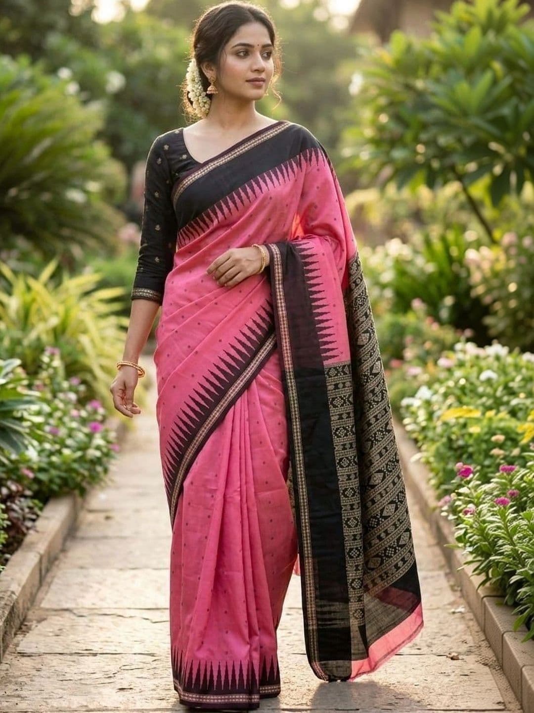 Silk Loomluxe Art Silk Sambalpuri Saree - view 1