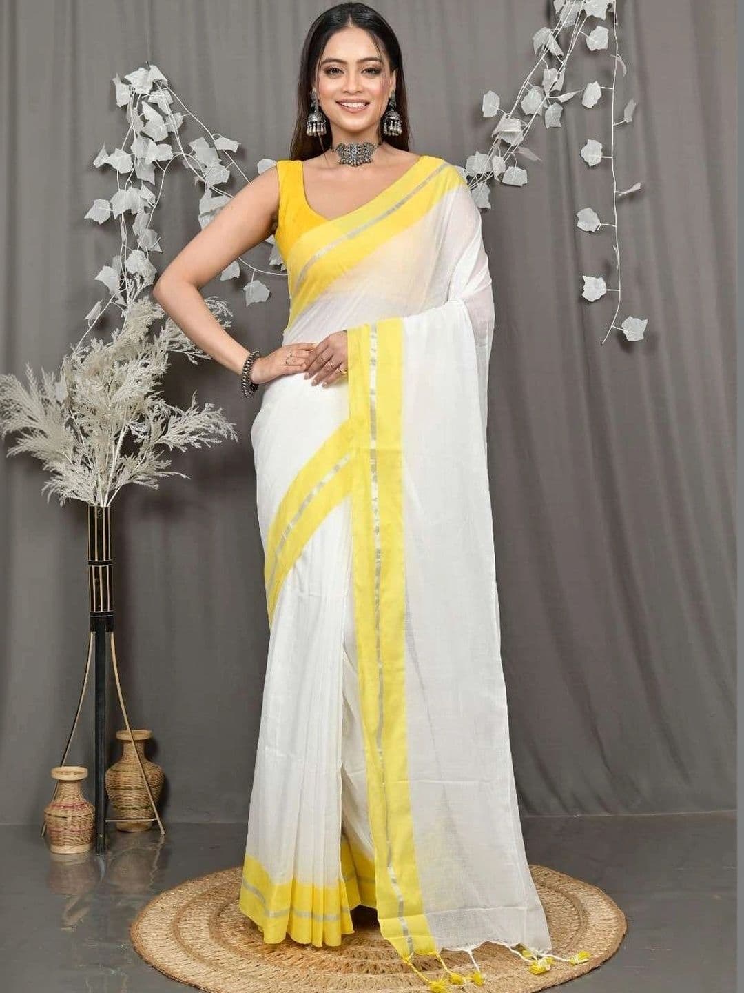 RoyBoni Pure Cotton Taant Saree - view 1
