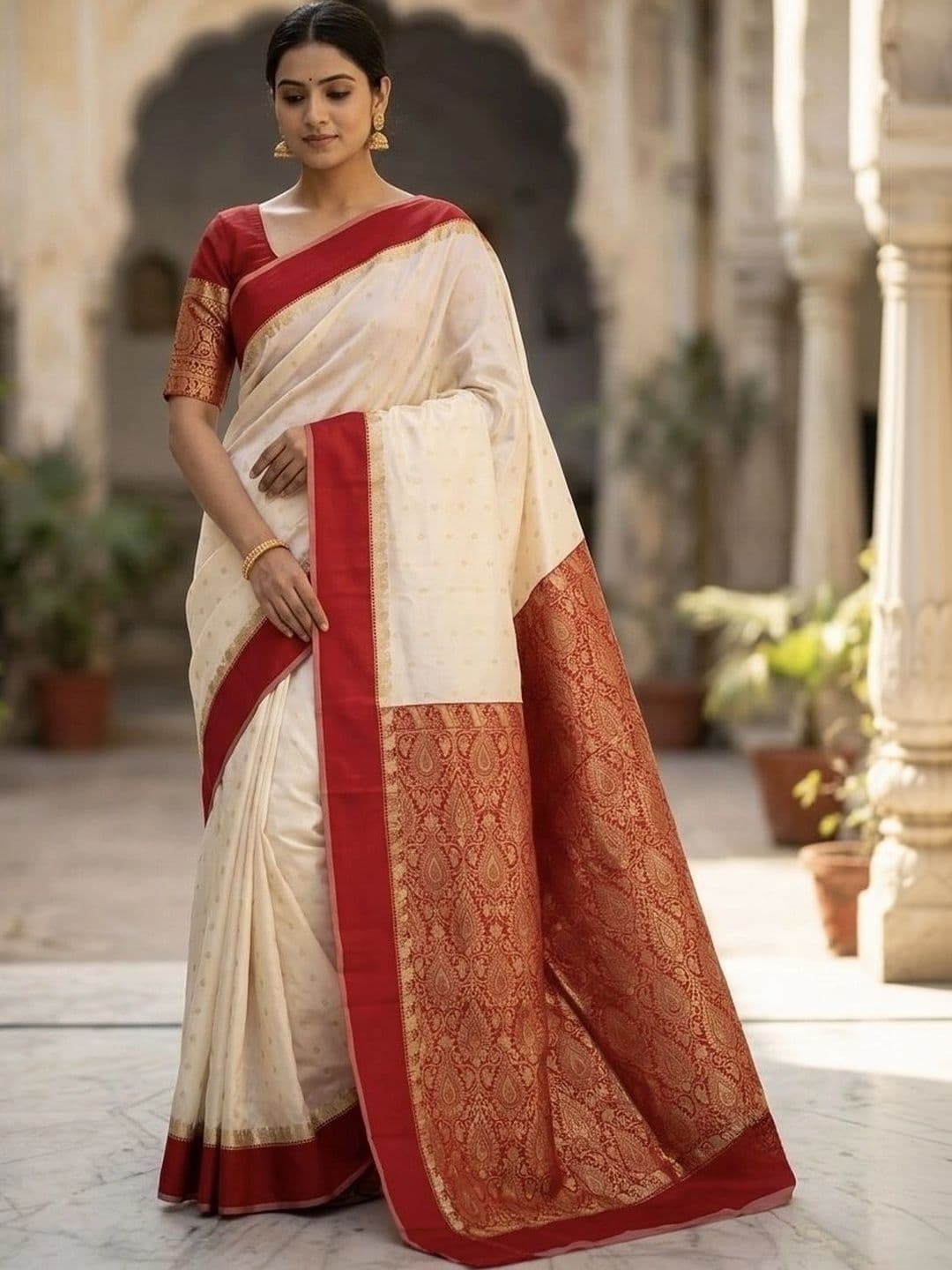 Silk Loomluxe Woven Design Zari Art Silk Saree thumbnail 4