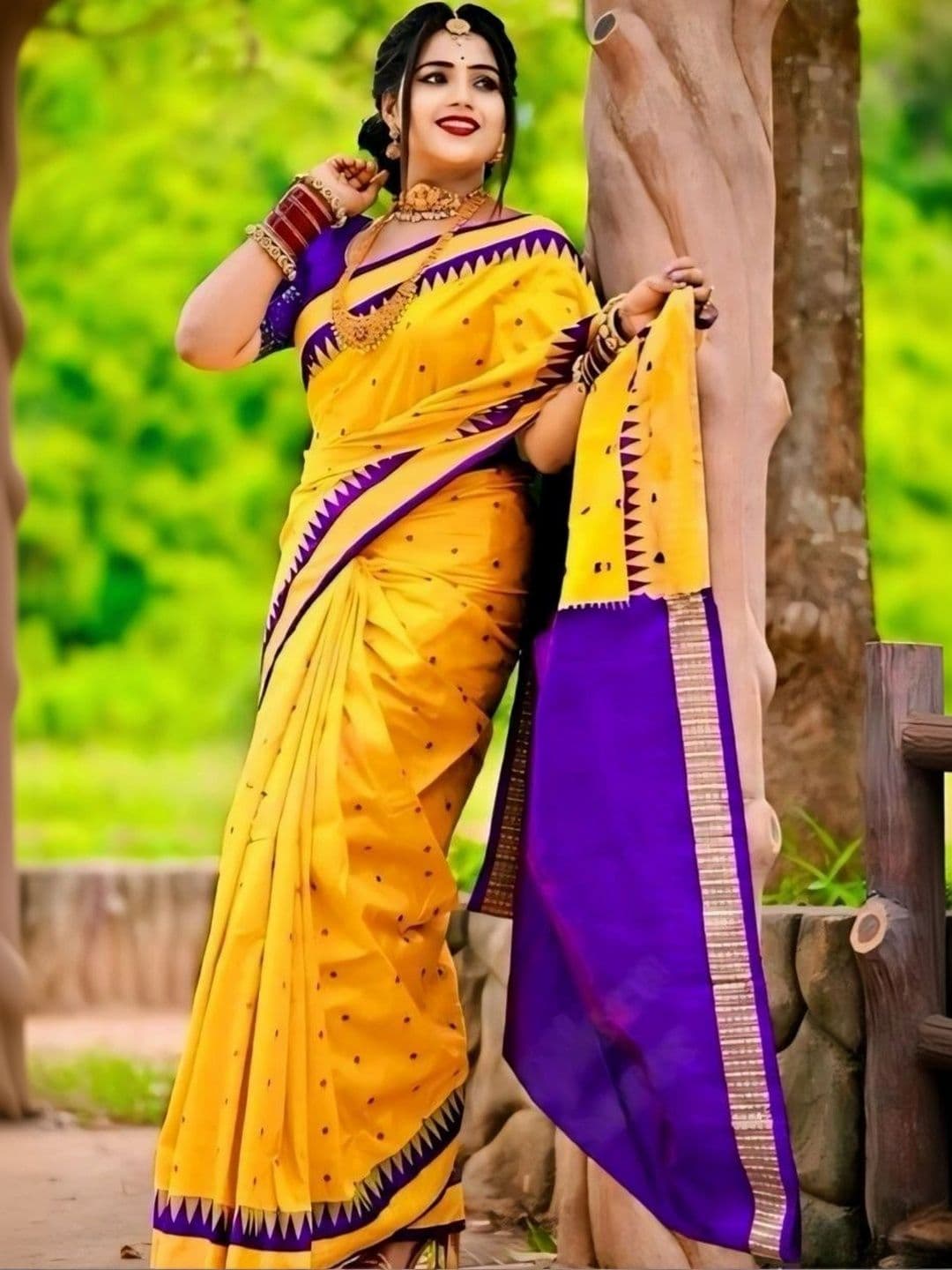 Silk Loomluxe Woven Design Zari Art Silk Sambalpuri Saree - view 1