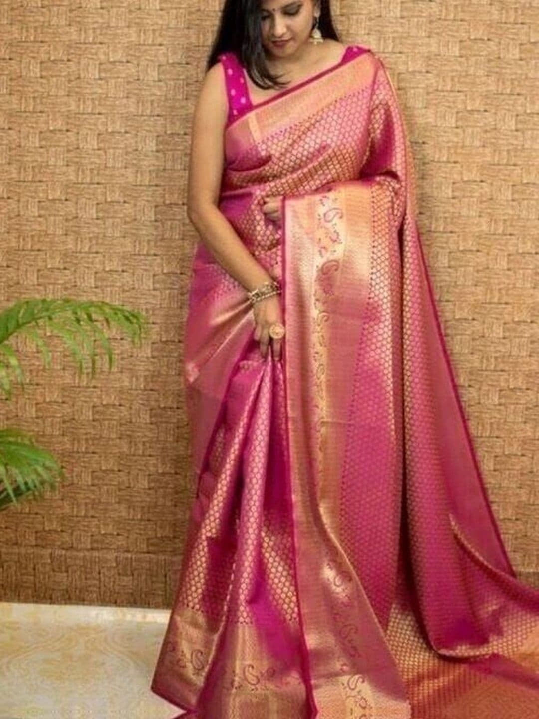 Tapasvi Clothing Zari Art Silk Banarasi Saree - view 1