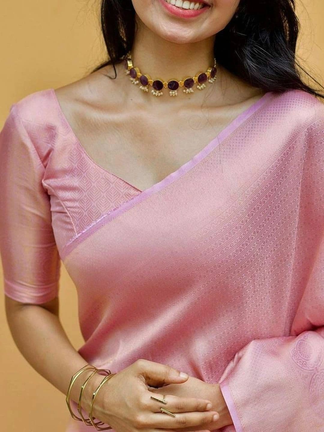 revika Woven Design Art Silk Designer Kanjeevaram Saree thumbnail 3