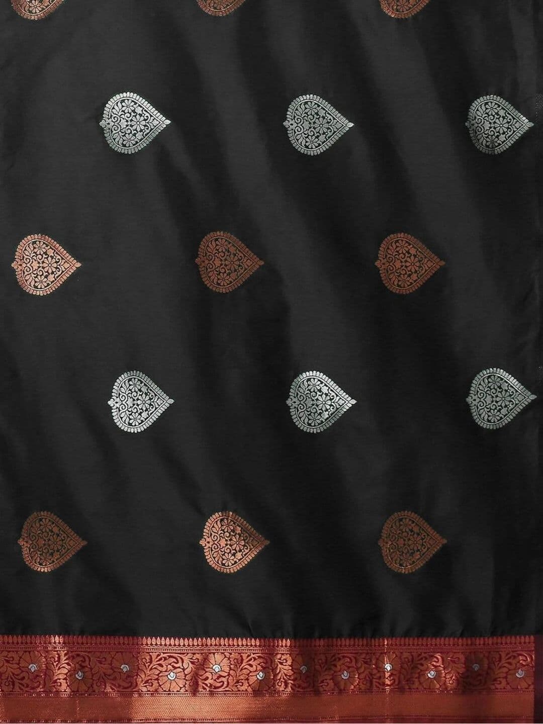 revika Woven Design Zari Art Silk Designer Kanjeevaram Saree thumbnail 3