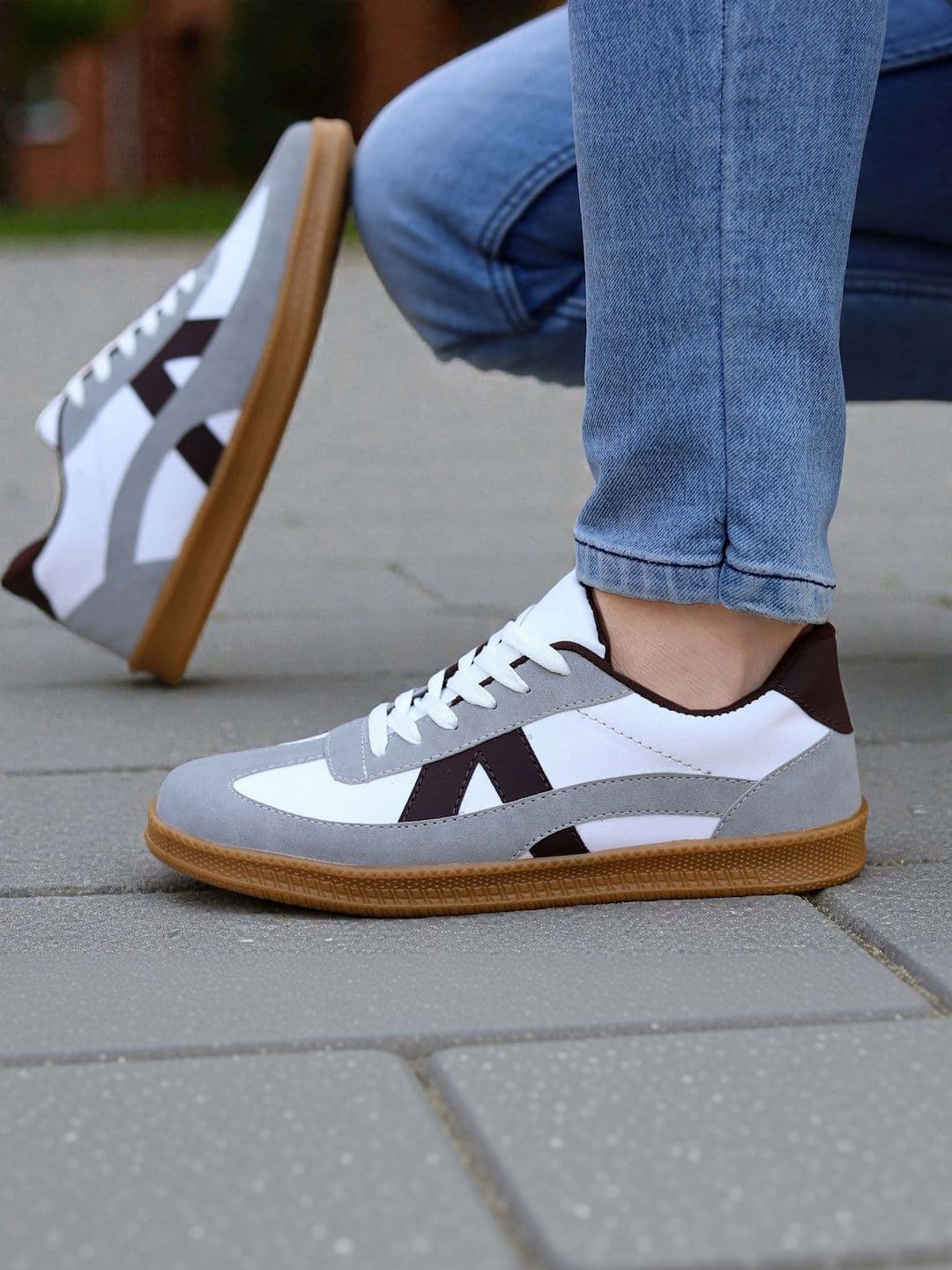 ANJRS Men Colourblocked Sneakers thumbnail 5
