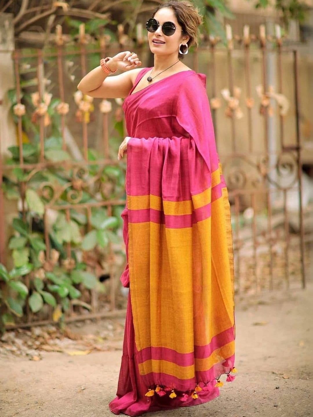 revika Striped Art Silk Designer Kanjeevaram Saree thumbnail 4