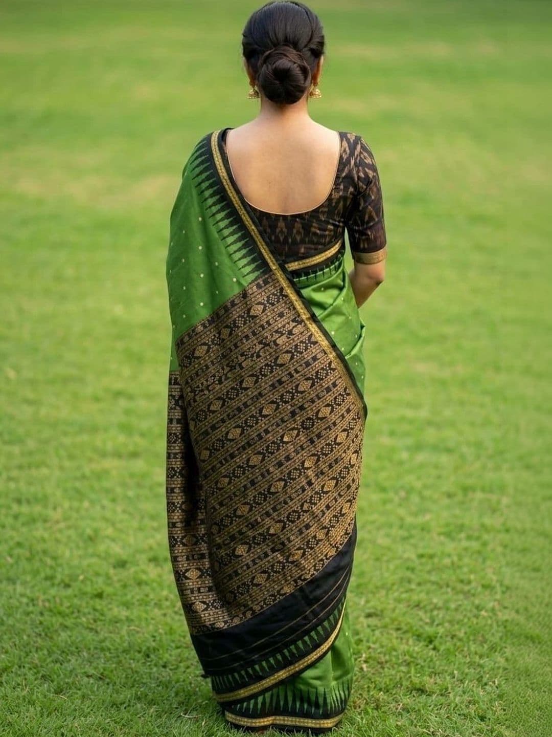 Silk Loomluxe Zari Art Silk Sambalpuri Saree thumbnail 2