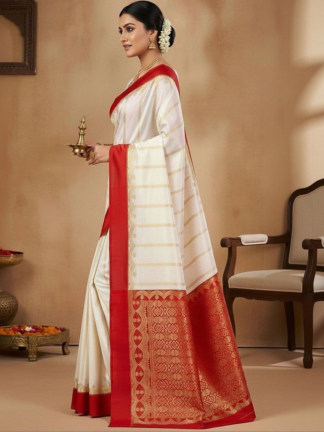 Silk Loomluxe Zari Art Silk Saree thumbnail 2