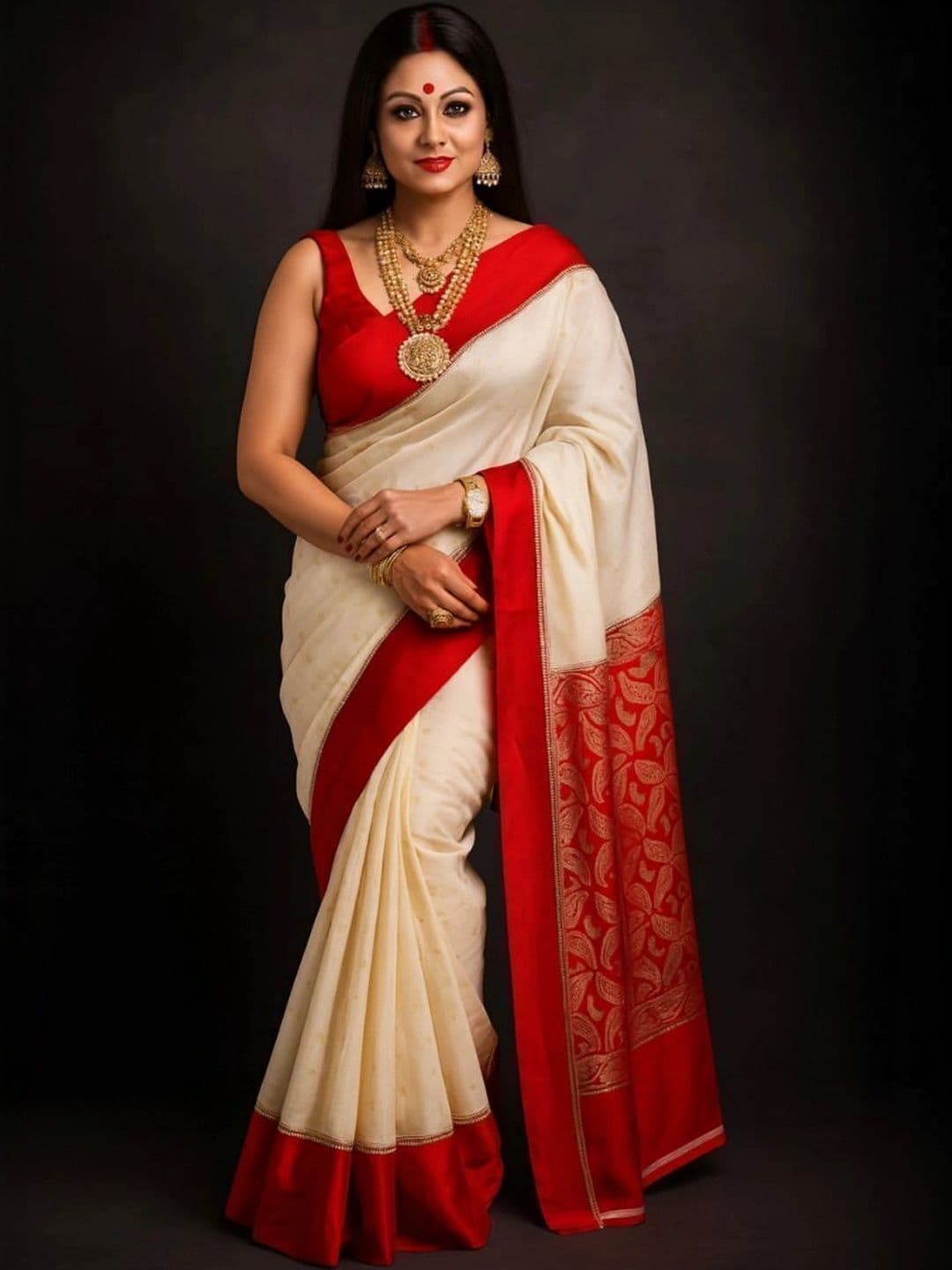 Silk Loomluxe Women Woven Design Zari Art Silk Saree - view 1