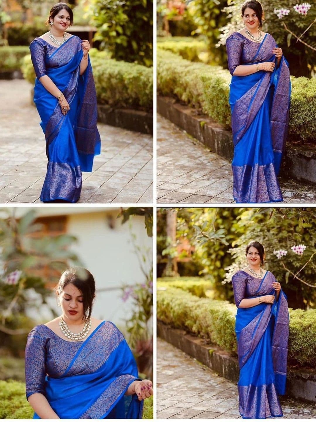 revika Woven Design Zari Art Silk Designer Kanjeevaram Saree thumbnail 4