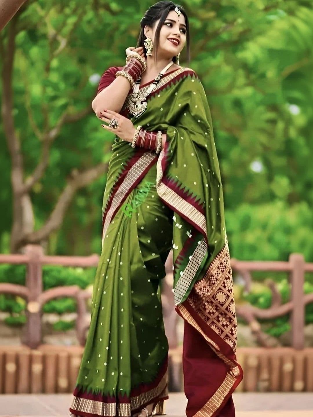 Silk Loomluxe Zari Art Silk Sambalpuri Saree thumbnail 3
