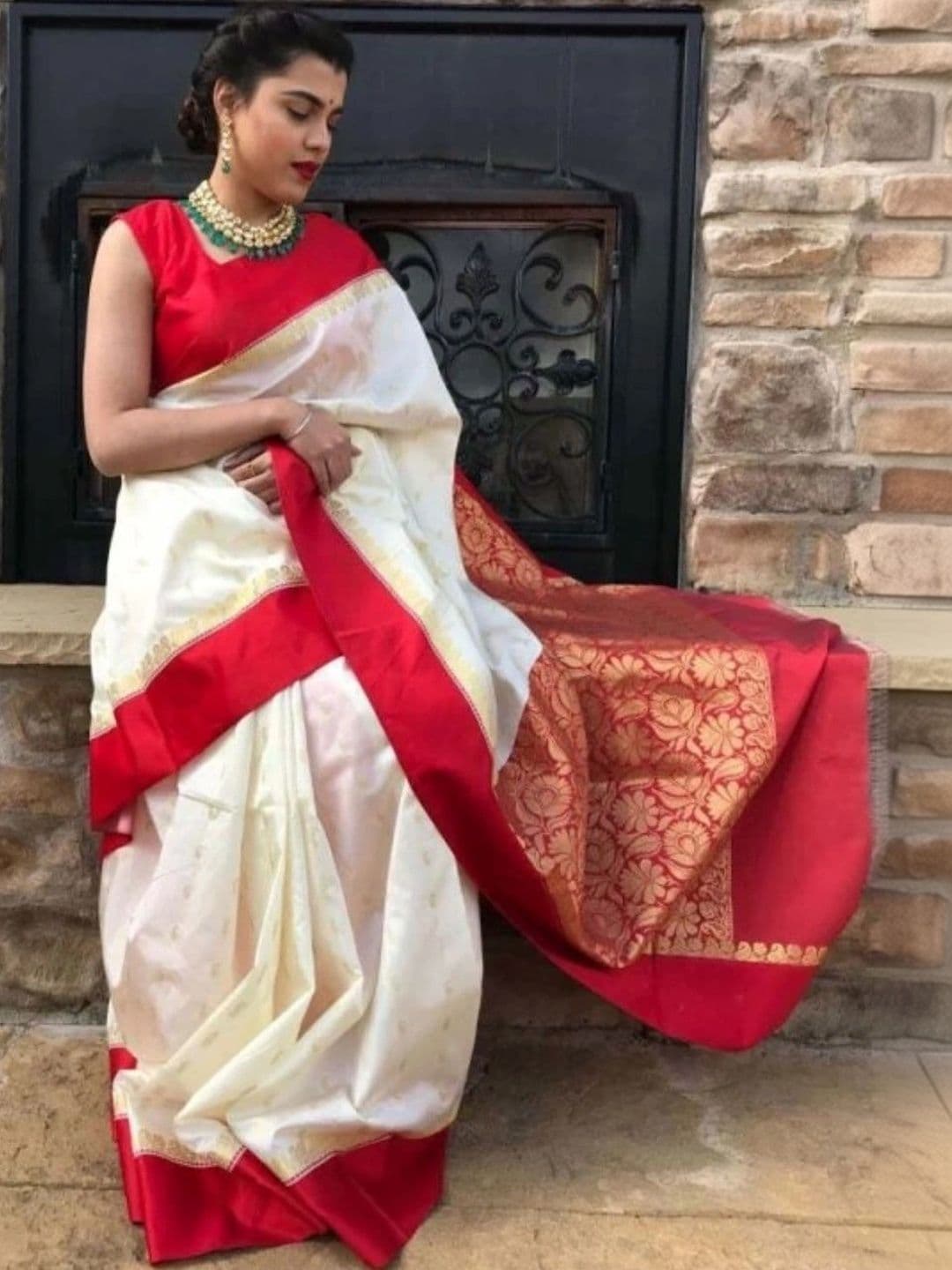 Silk Loomluxe Zari Art Silk Saree - view 1