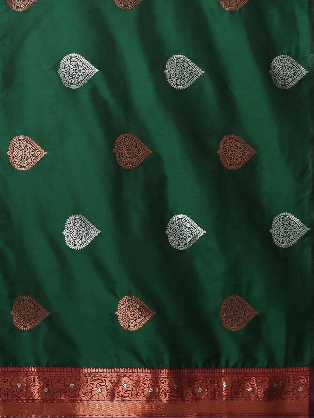 revika Woven Design Zari Art Silk Designer Kanjeevaram Saree thumbnail 5