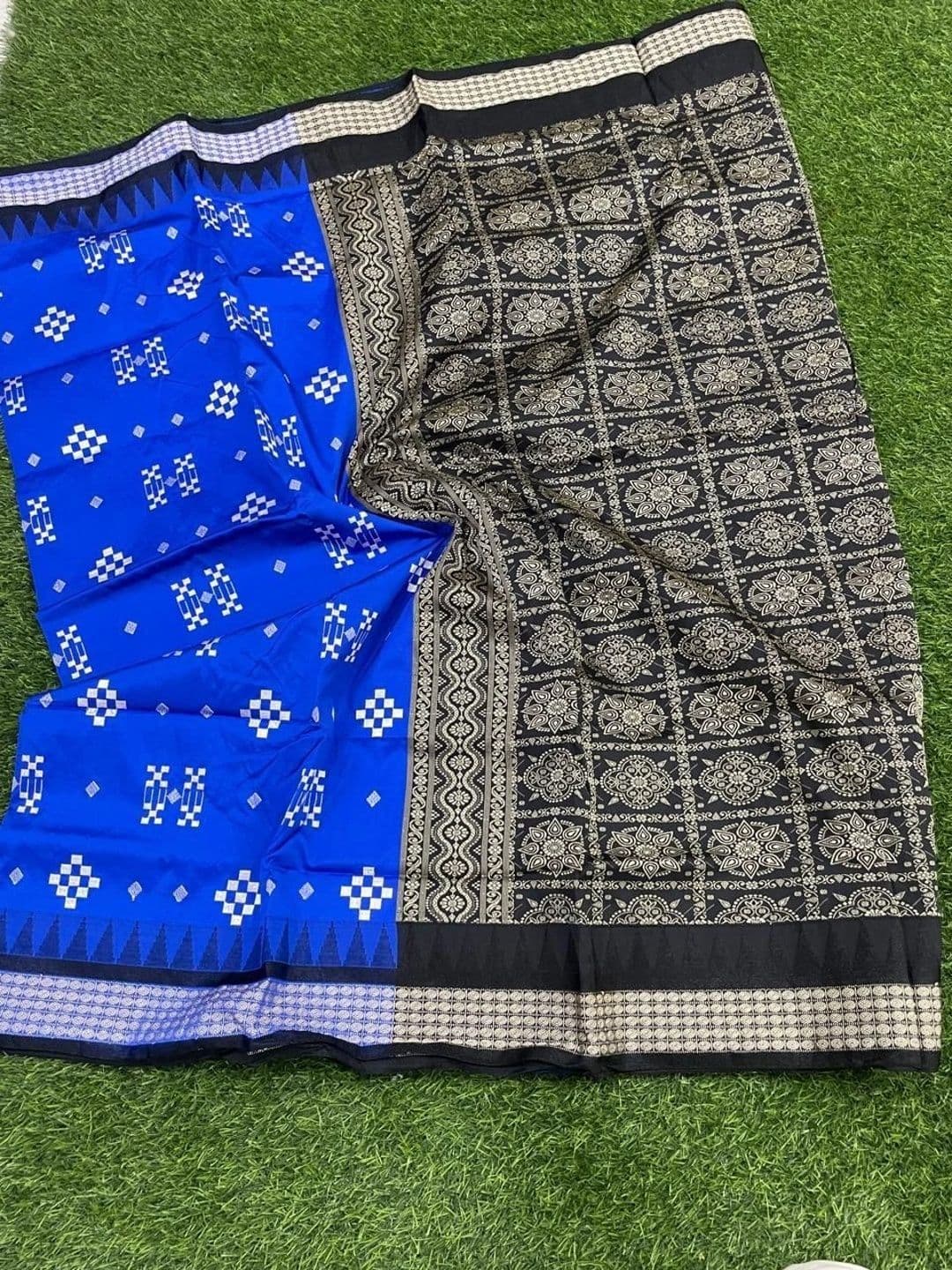 Silk Loomluxe Zari Art Silk Sambalpuri Saree thumbnail 2