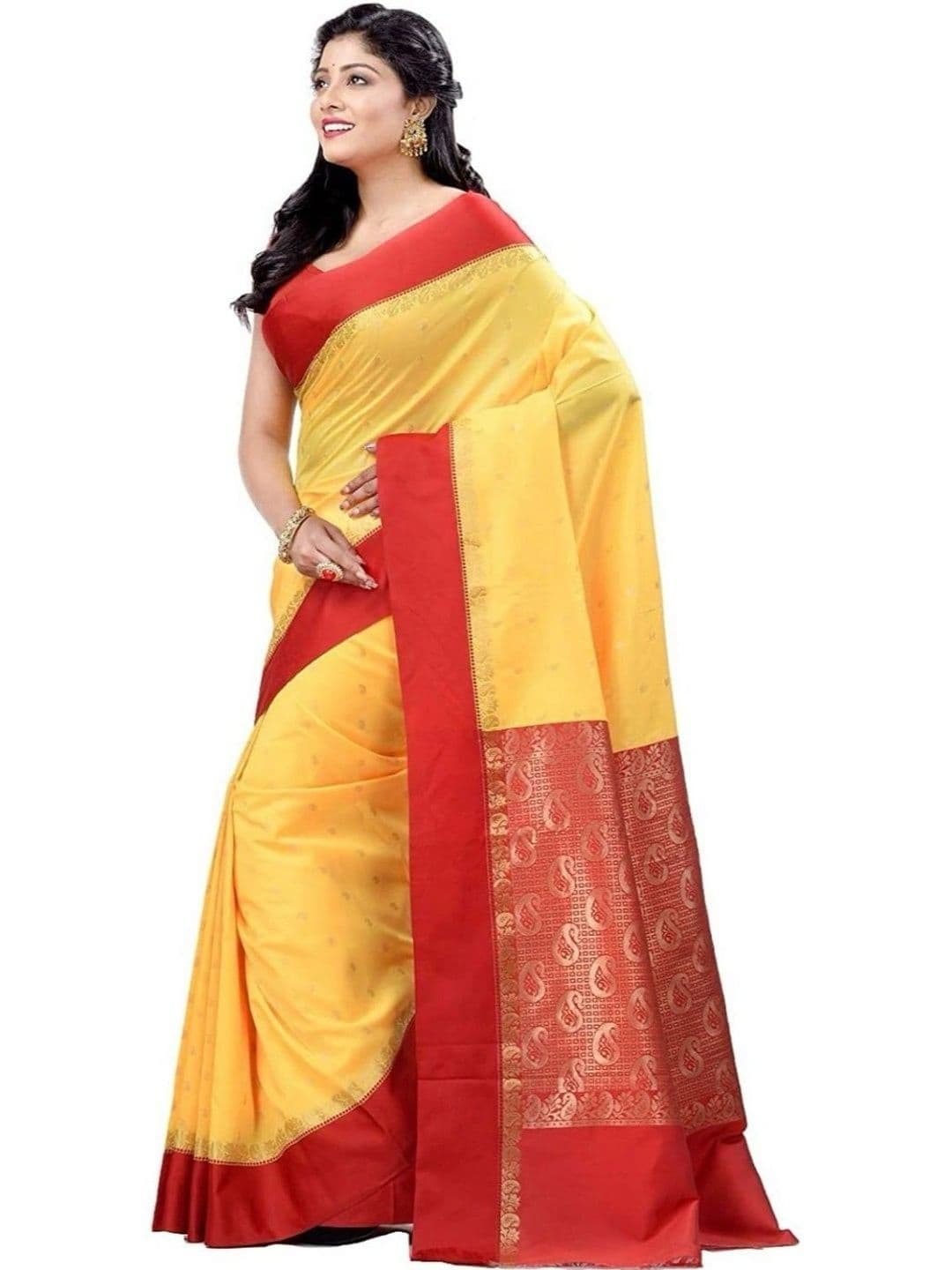 Silk Loomluxe Woven Design Zari Art Silk Saree thumbnail 4