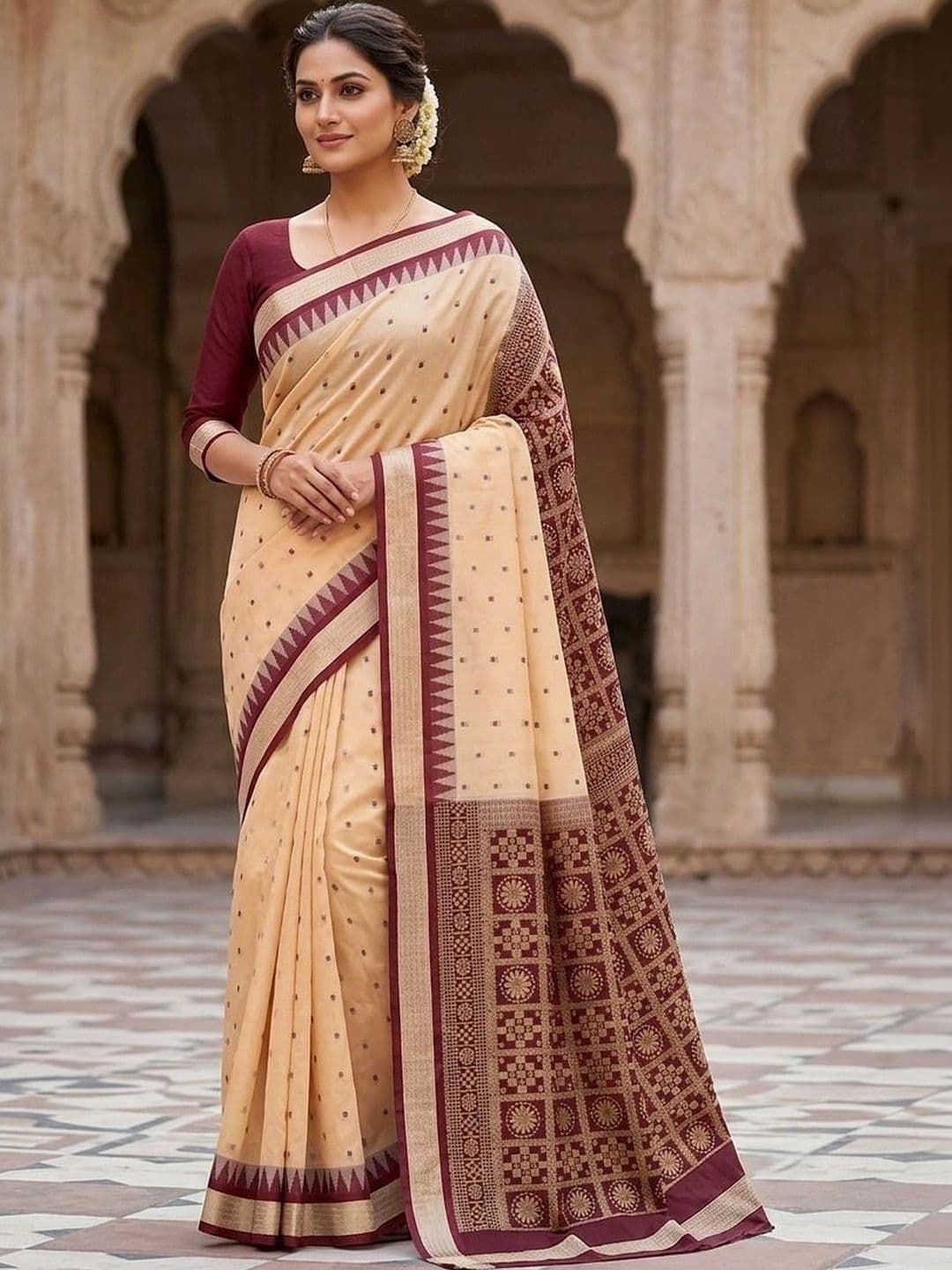 Silk Loomluxe Zari Art Silk Sambalpuri Saree thumbnail 2