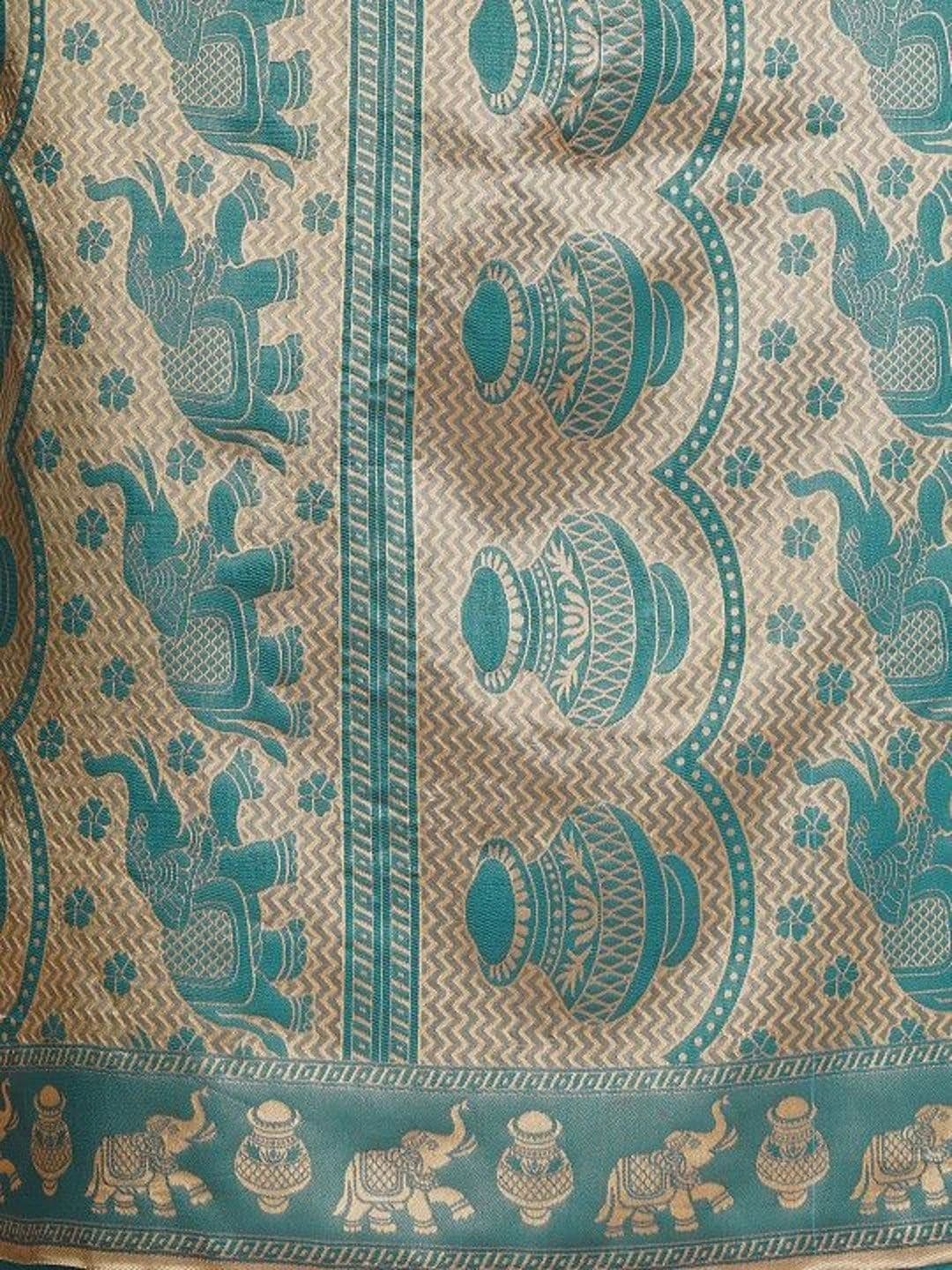 Tapasvi Clothing Woven Design Zari Art Silk Banarasi Saree thumbnail 4