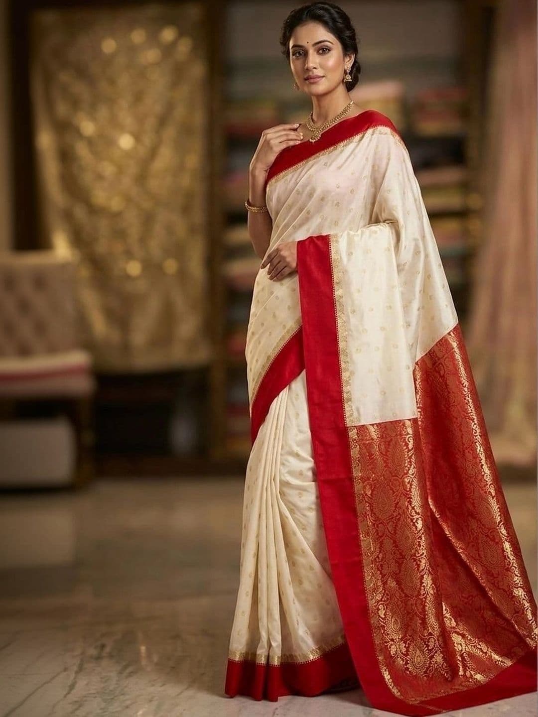 Silk Loomluxe Woven Design Zari Art Silk Saree thumbnail 2