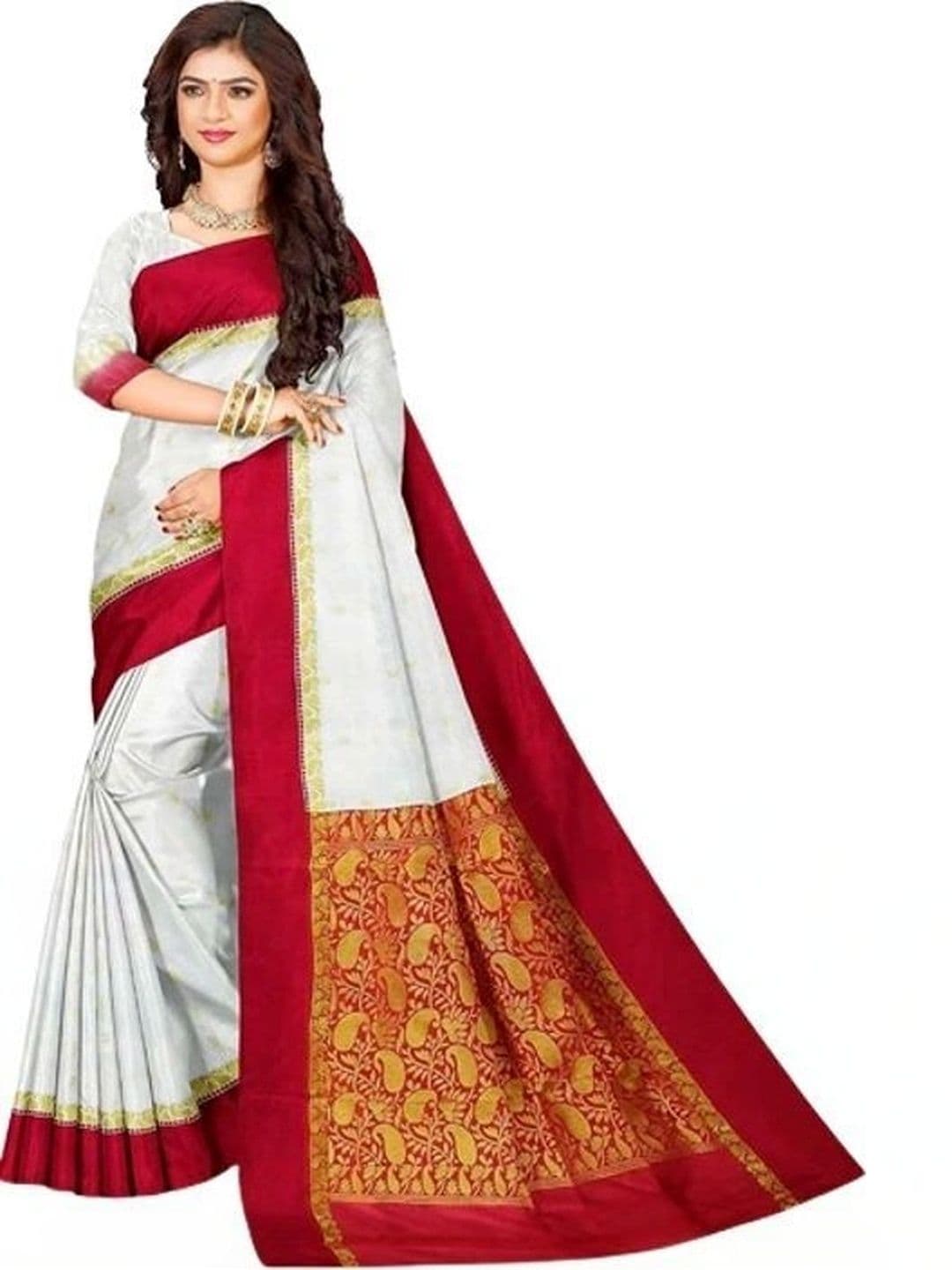 Silk Loomluxe Zari Art Silk Saree thumbnail 2