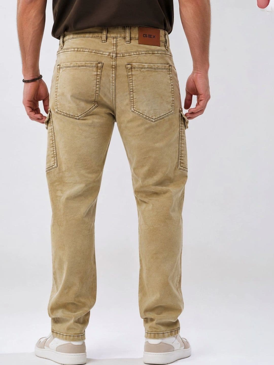 GEX Men Jean Relaxed Fit Mid-Rise Stretchable Jeans thumbnail 6