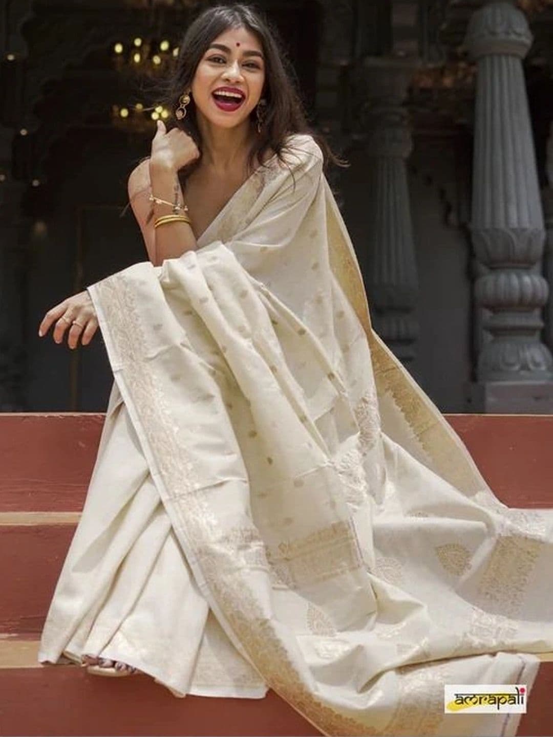 Mitera Woven Design Zari Banarasi Saree - view 1