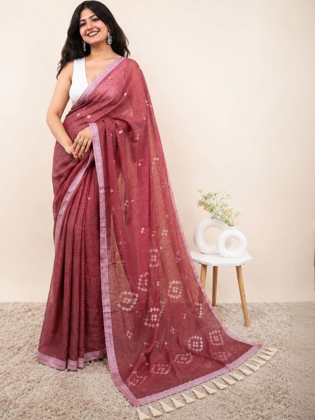 MRSWEARS Woven Design Saree - view 1