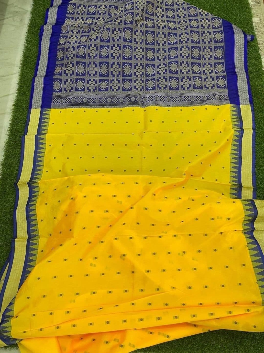 Silk Loomluxe Woven Design Zari Art Silk Sambalpuri Saree thumbnail 3