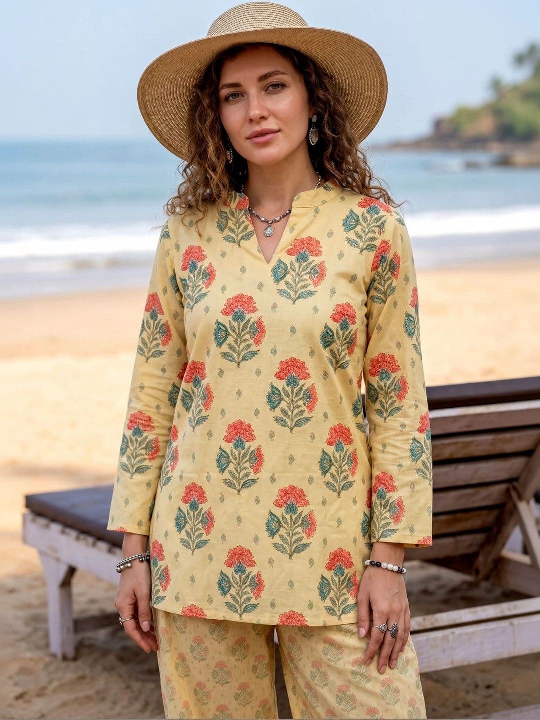 Laasika Floral Printed Tunic with Trousers thumbnail 5