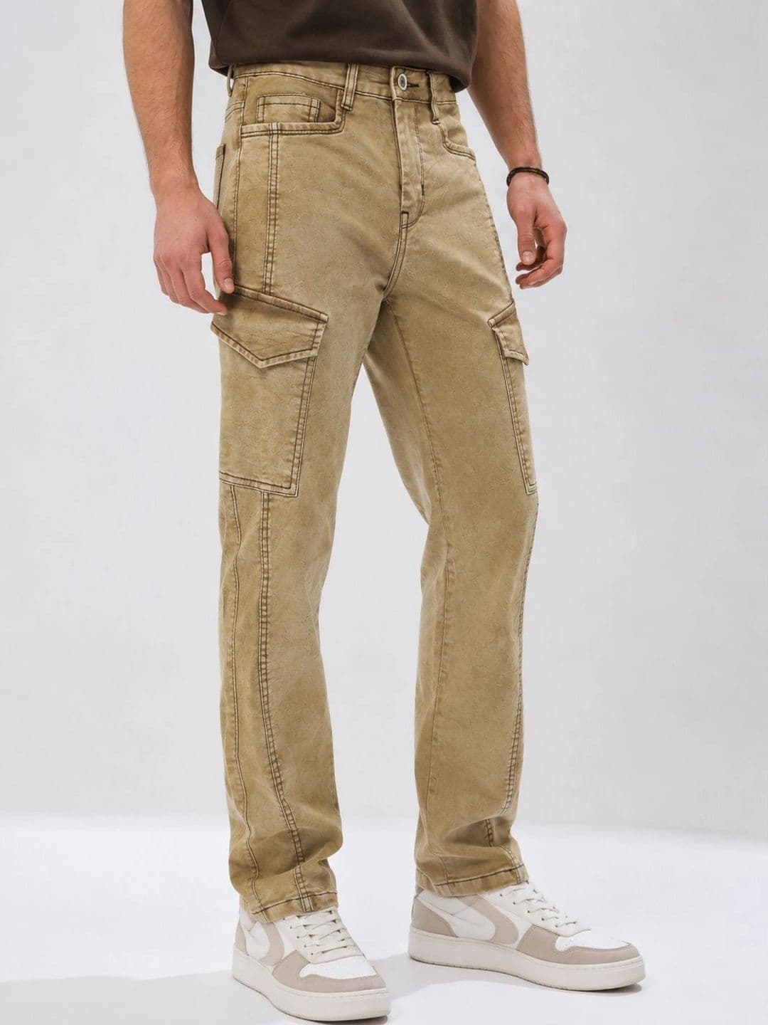 GEX Men Jean Relaxed Fit Mid-Rise Stretchable Jeans thumbnail 5