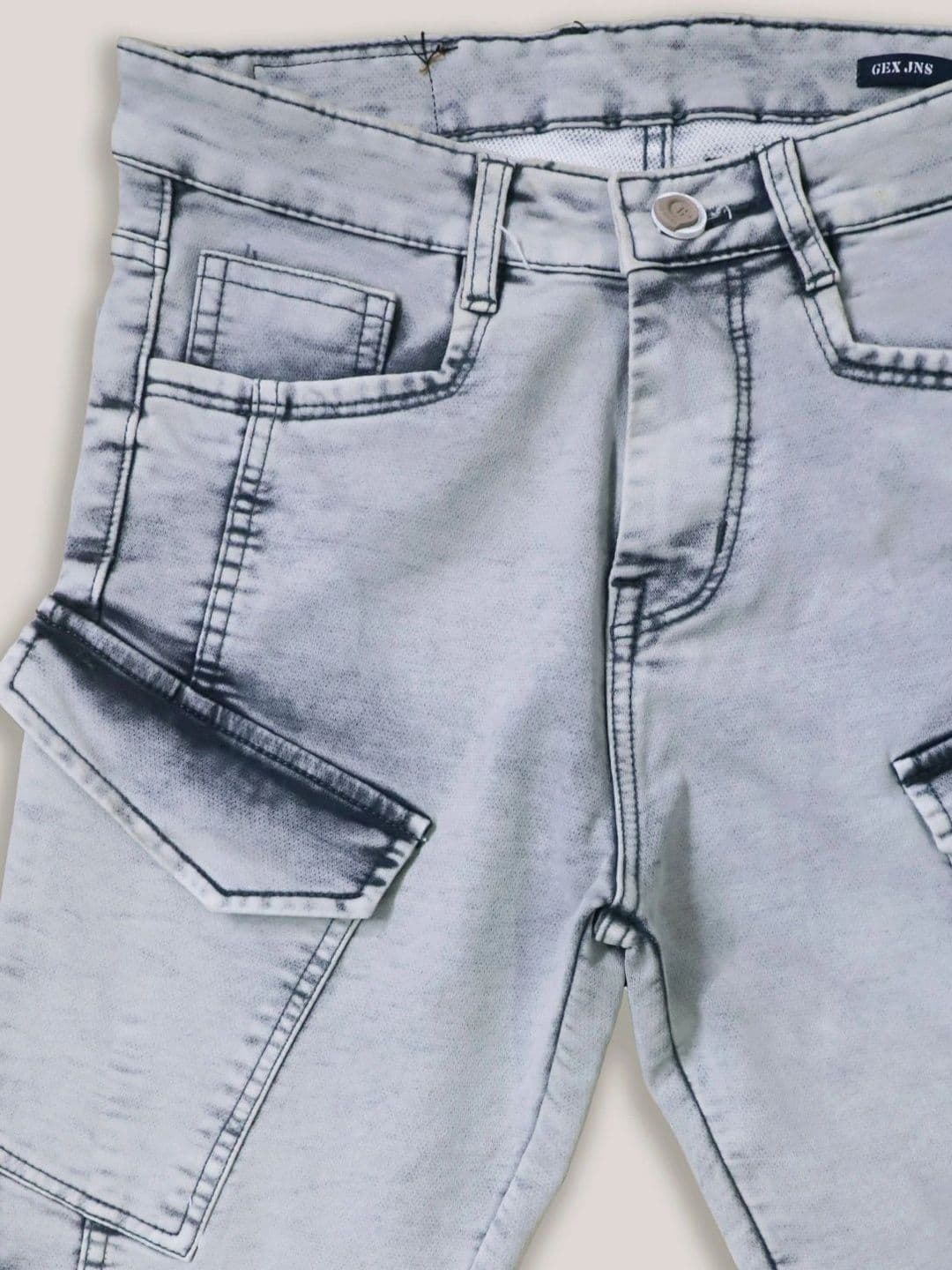 GEX Men Jean Relaxed Fit Mid-Rise Stretchable Jeans thumbnail 6