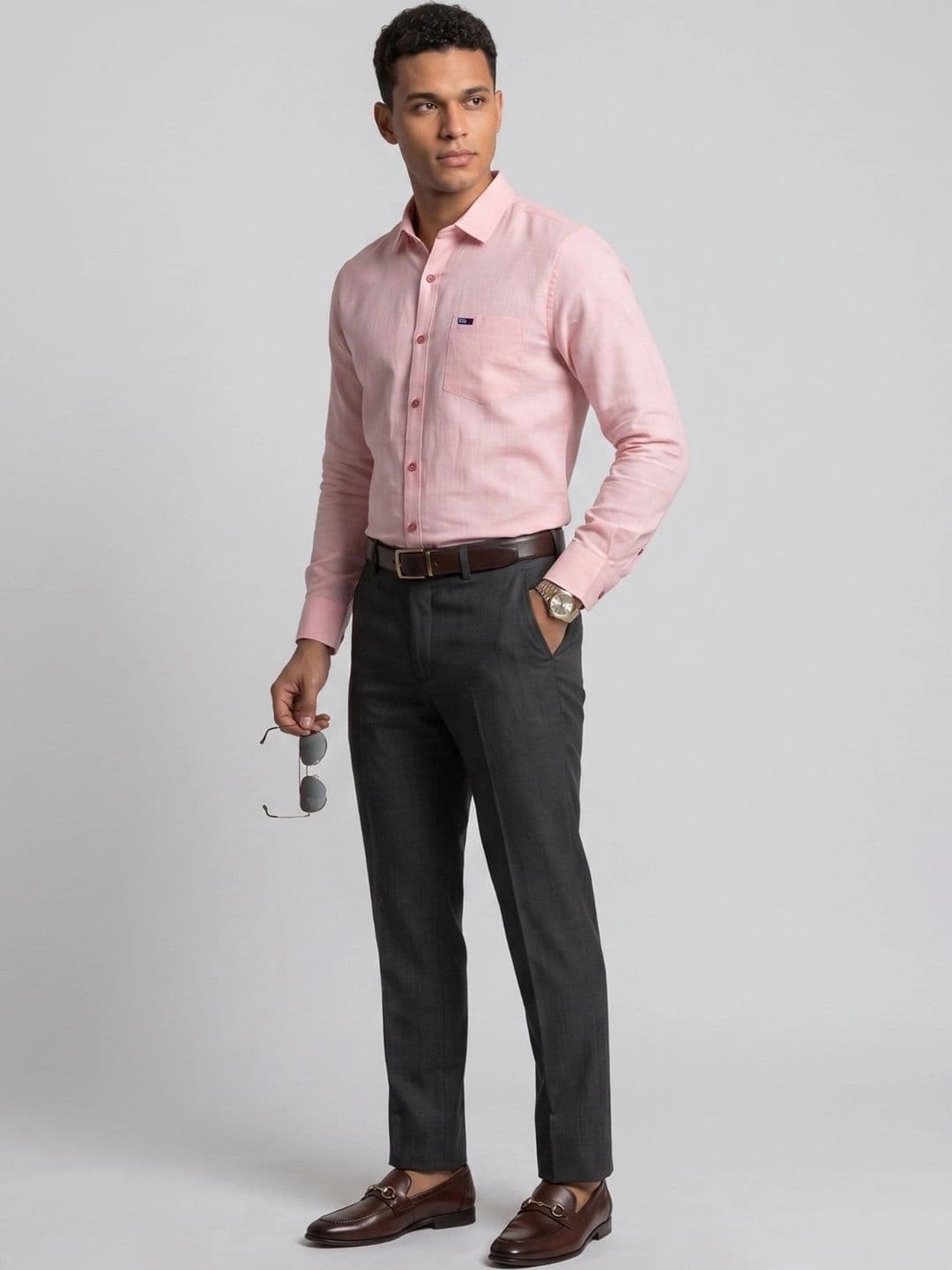 U.S. PITCHERS Men Modern Slim Fit Casual Shirt thumbnail 7