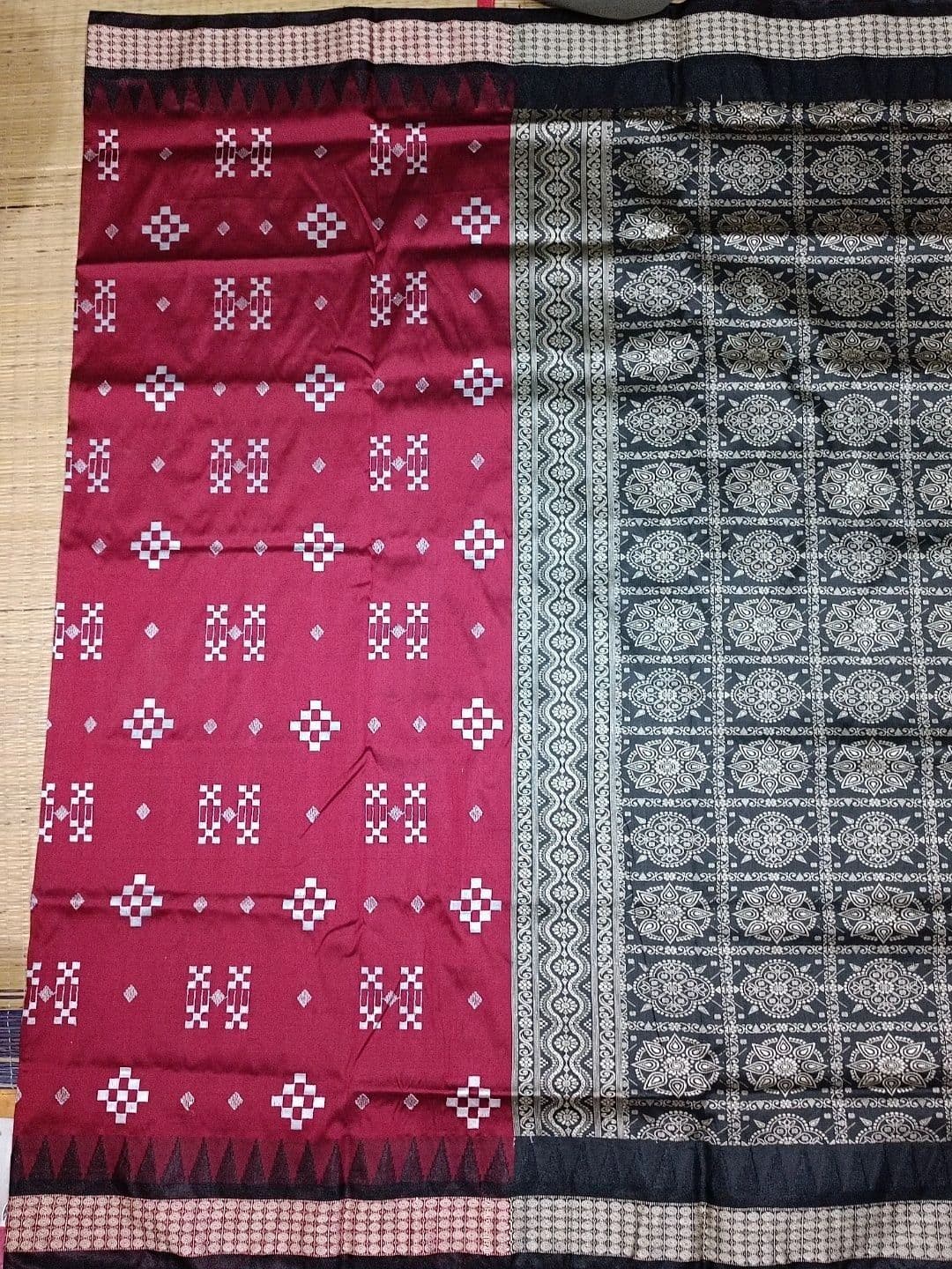 SHOPSILK Zari Art Silk Sambalpuri Saree thumbnail 4