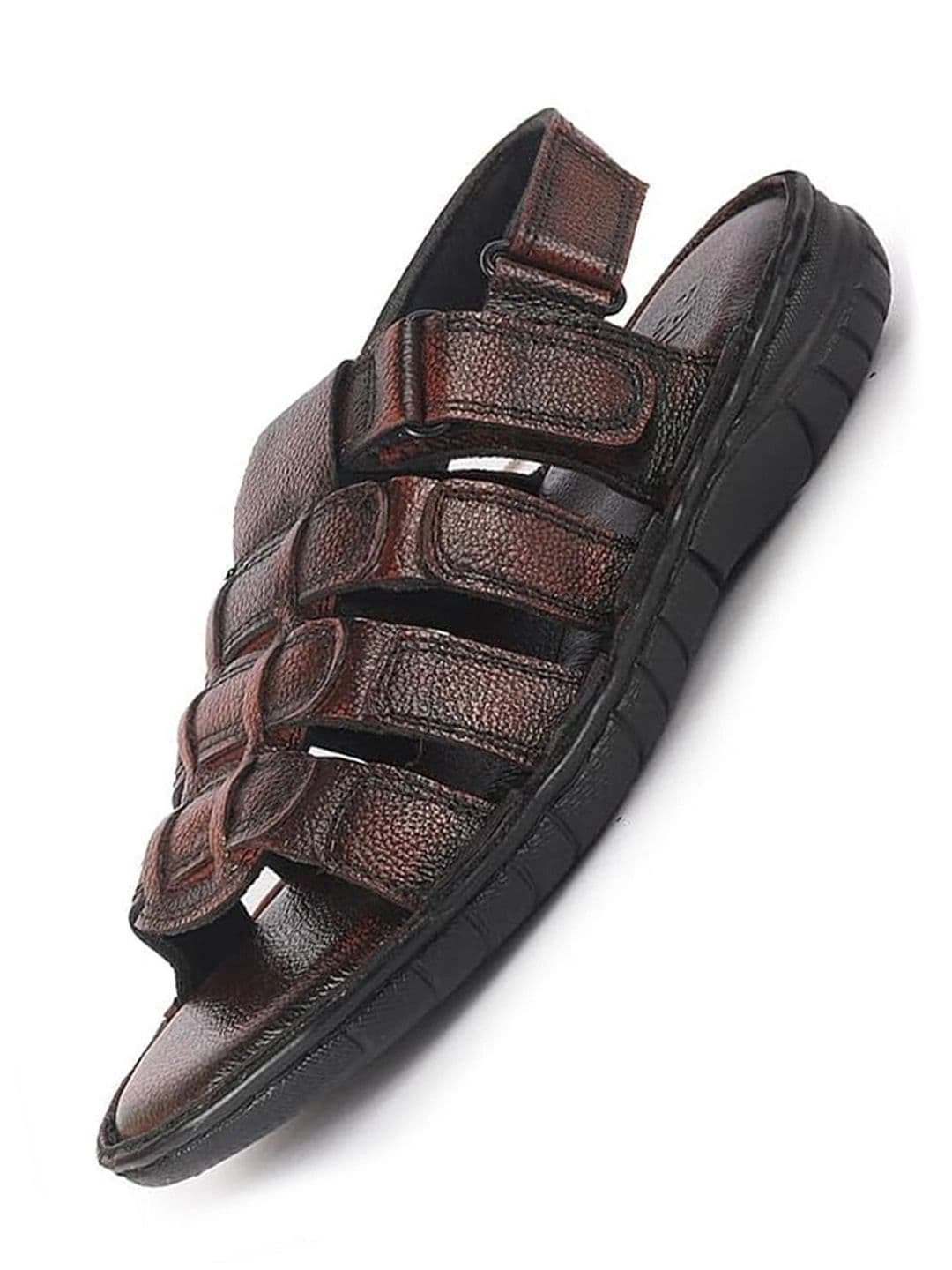 FAUSTO Men Leather Comfort Sandals - view 1