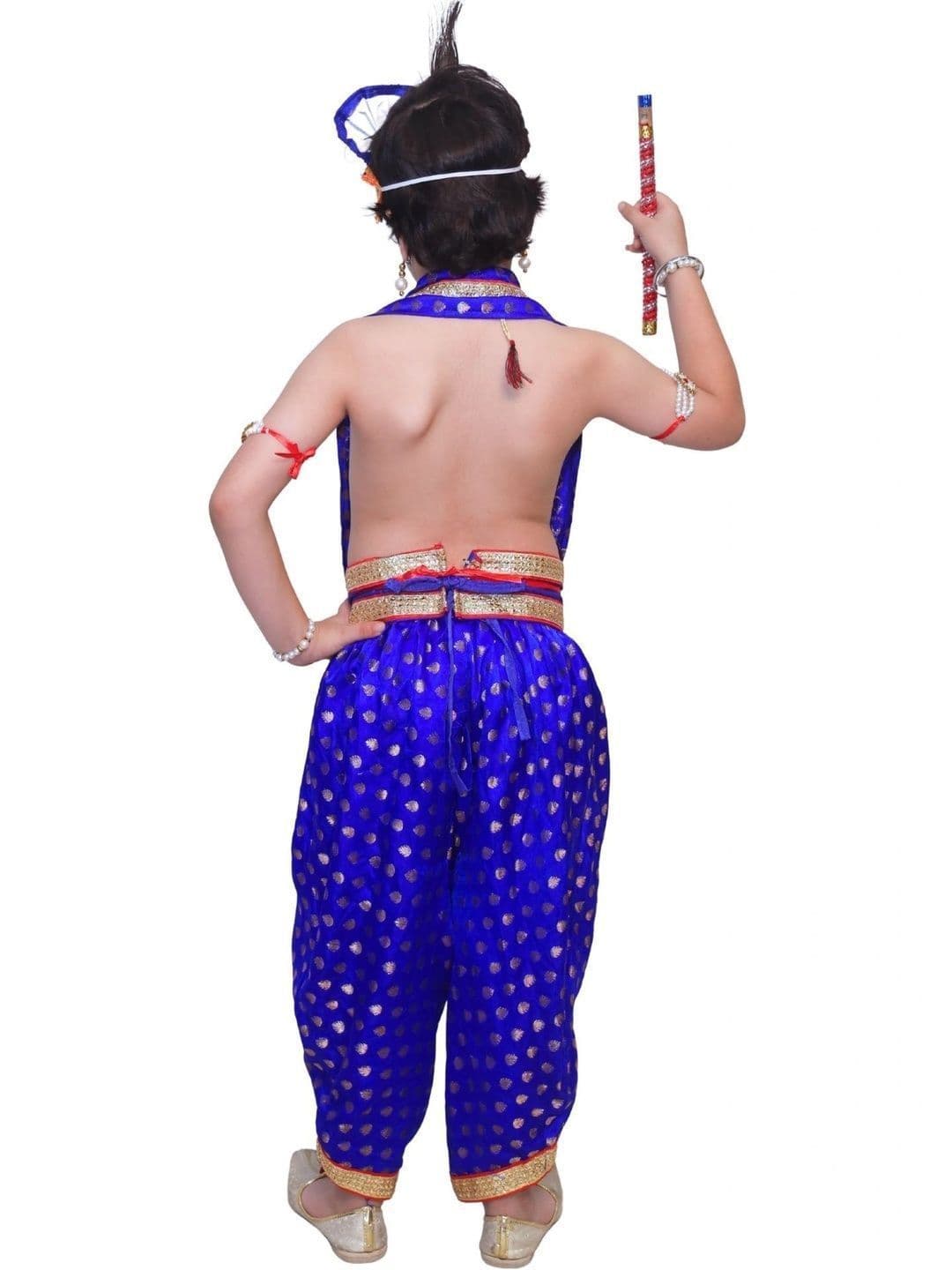 Kaku Fancy dresses Unisex Kids Embellished Top with Dhoti Pants thumbnail 7