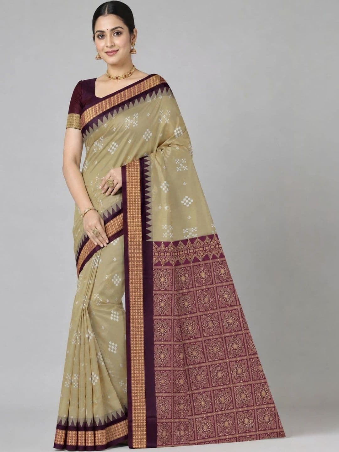 SHOPSILK Woven Design Zari Art Silk Sambalpuri Saree - view 1