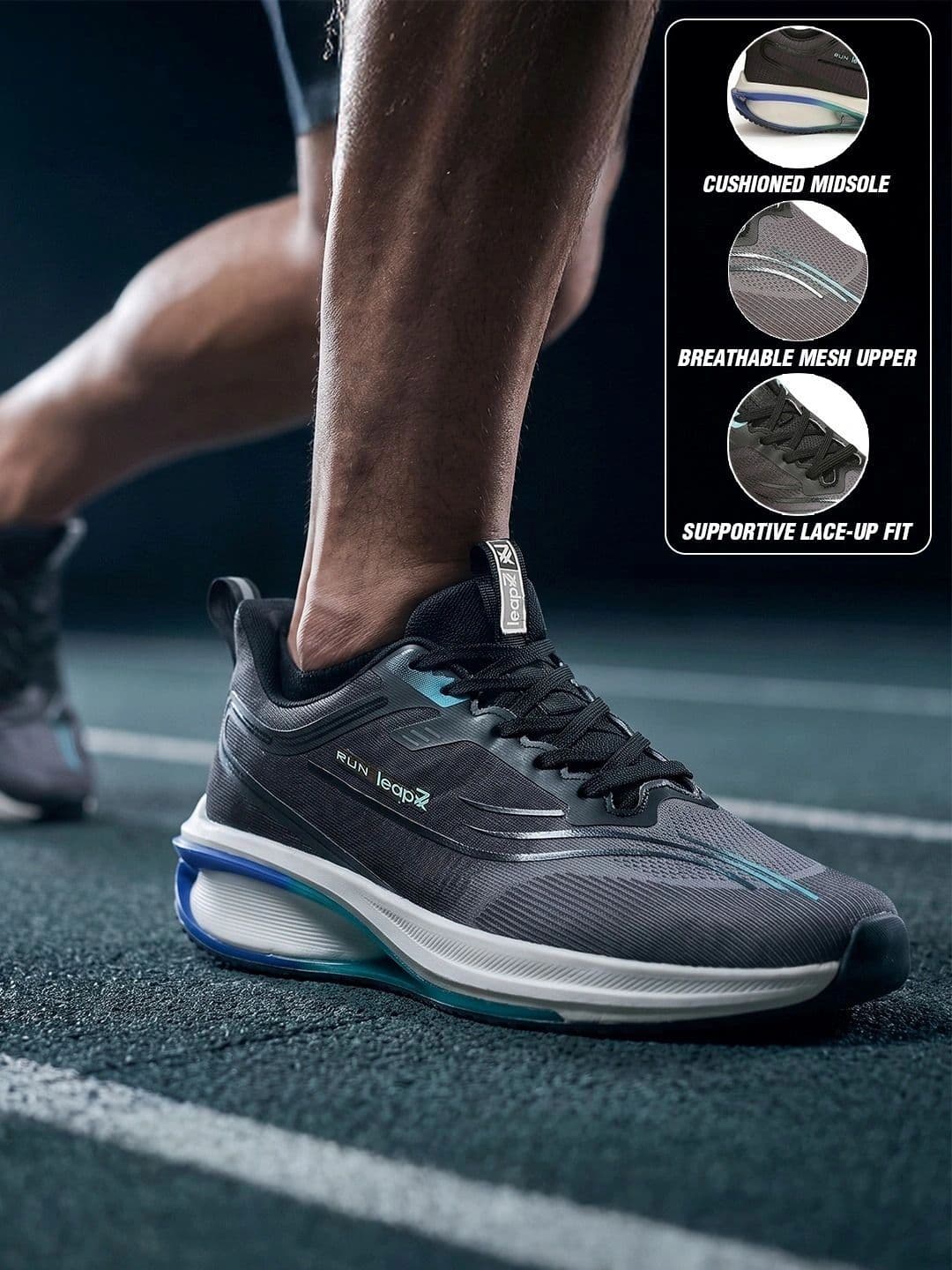 Liberty Men Textile Running Shoes thumbnail 4