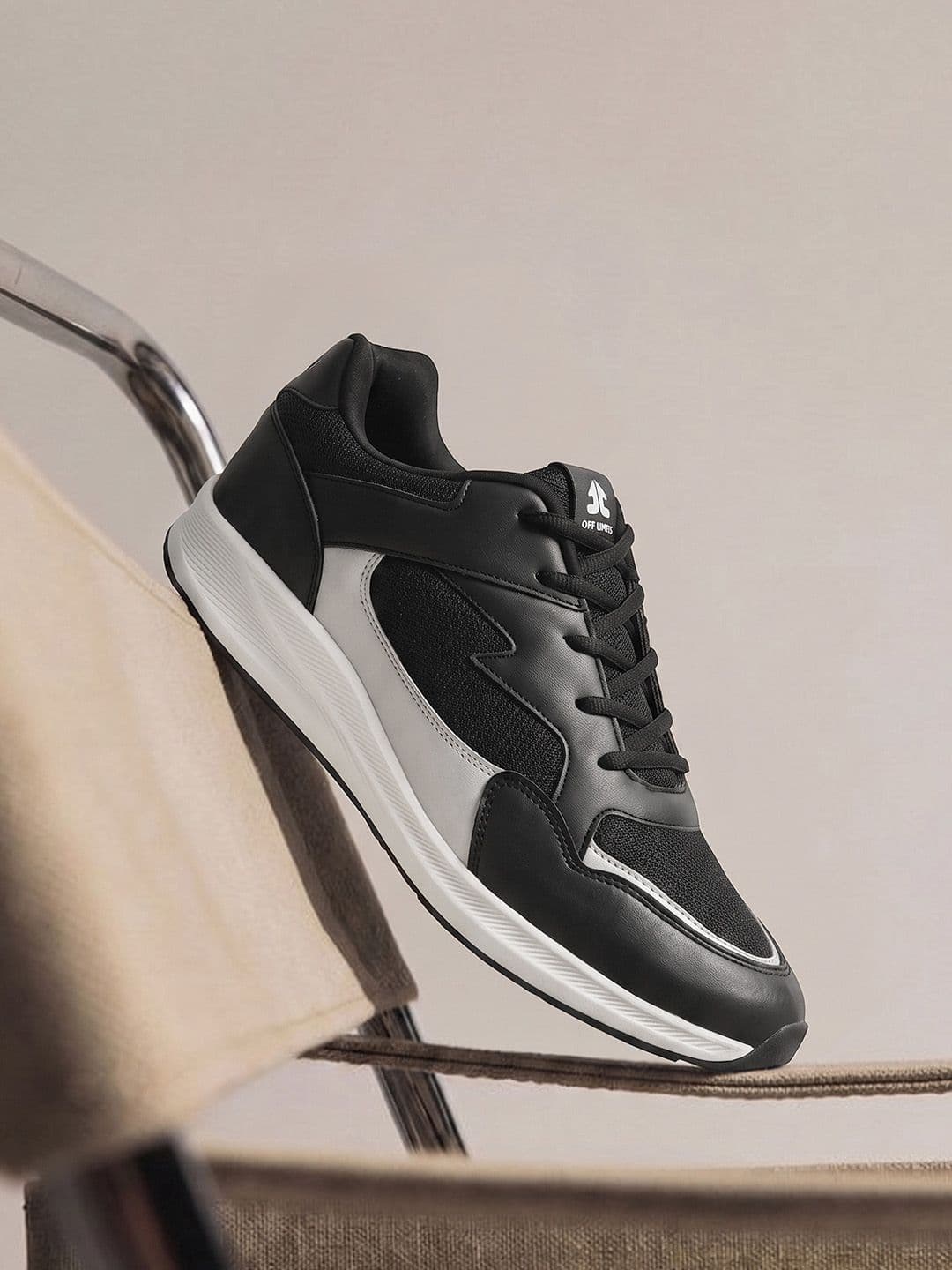 OFF LIMITS Men Textured Lace-Ups Mesh Running Sports Shoes - view 1