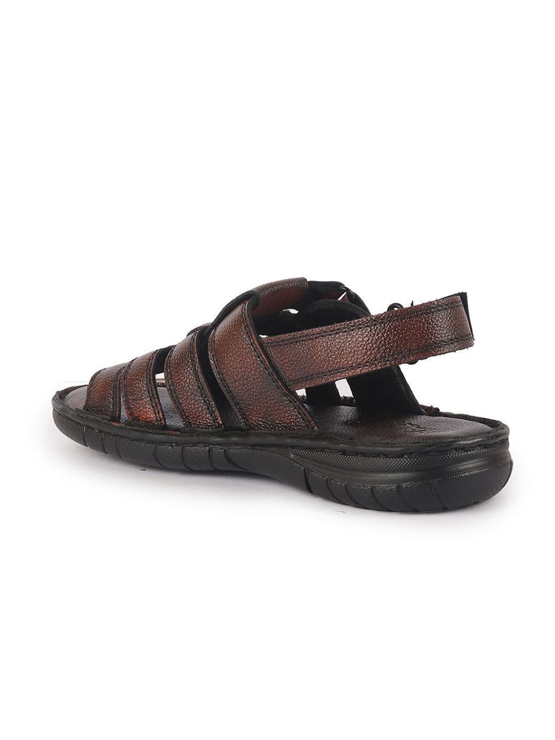 FAUSTO Men Leather Comfort Sandals thumbnail 2