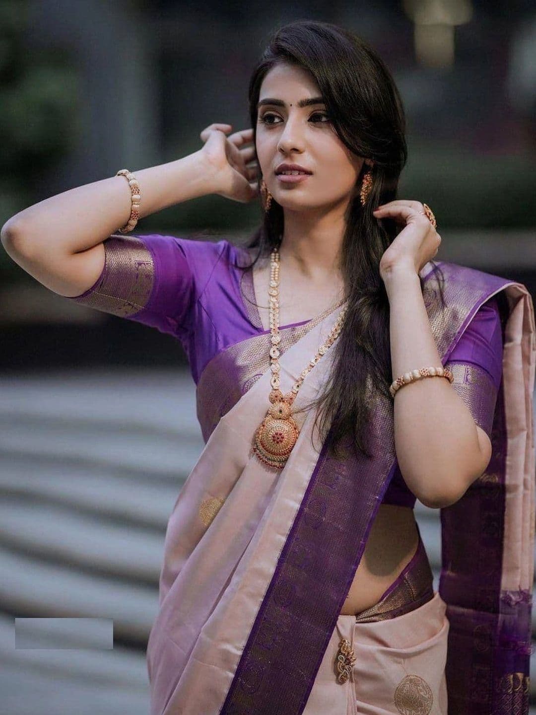 revika Woven Design Zari Art Silk Designer Kanjeevaram Saree thumbnail 2