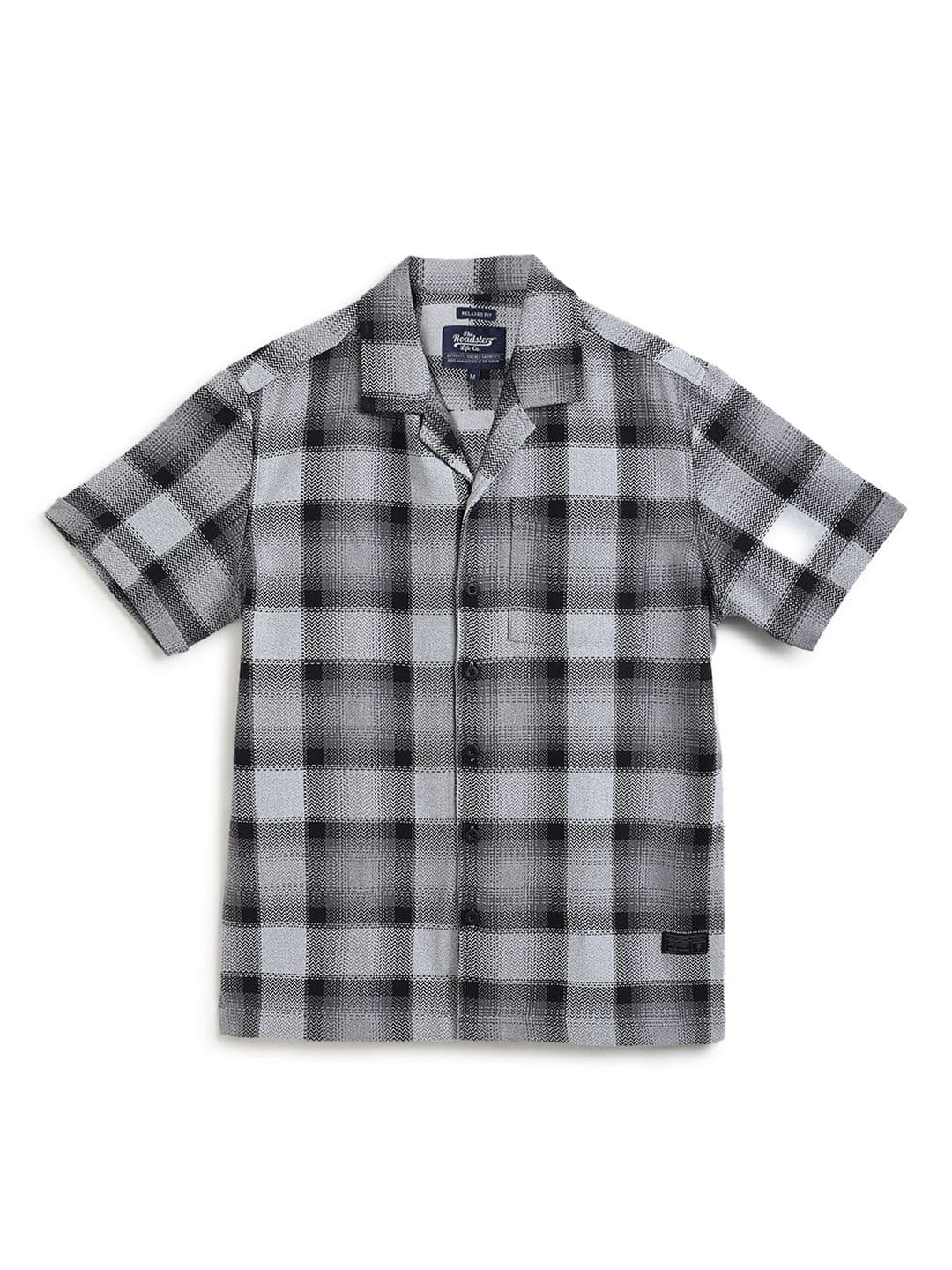 Roadster Life Co. Textured Weave Checked Shirt thumbnail 7