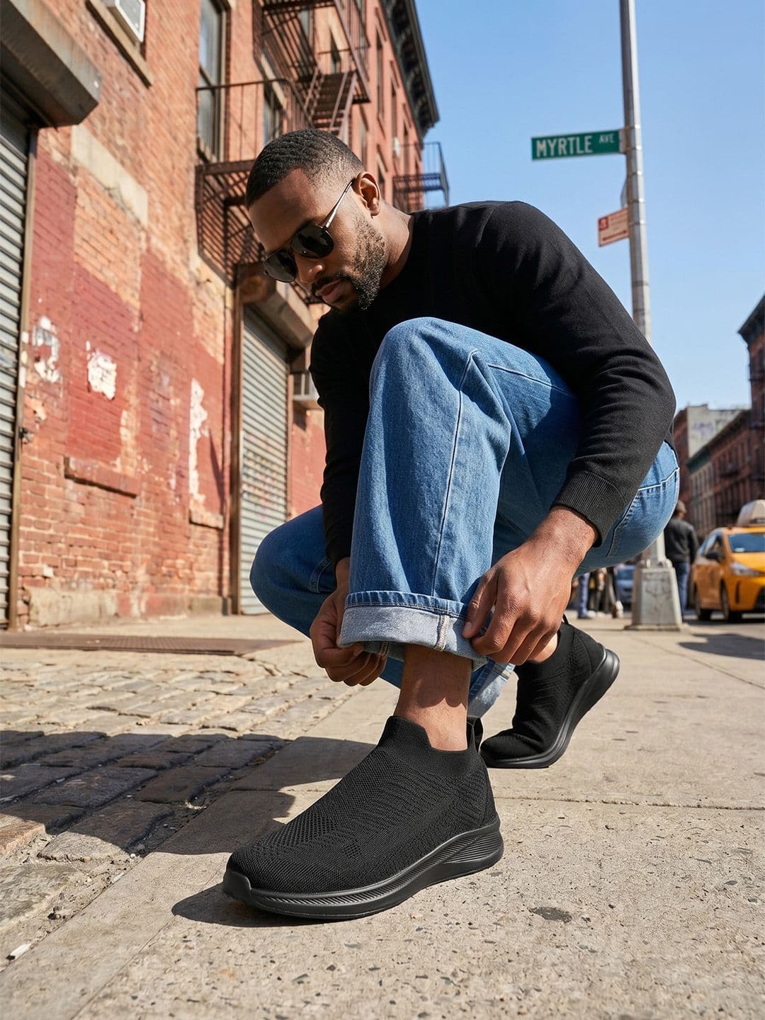 OFF LIMITS Men Textured Walking Slip-On Shoes thumbnail 5