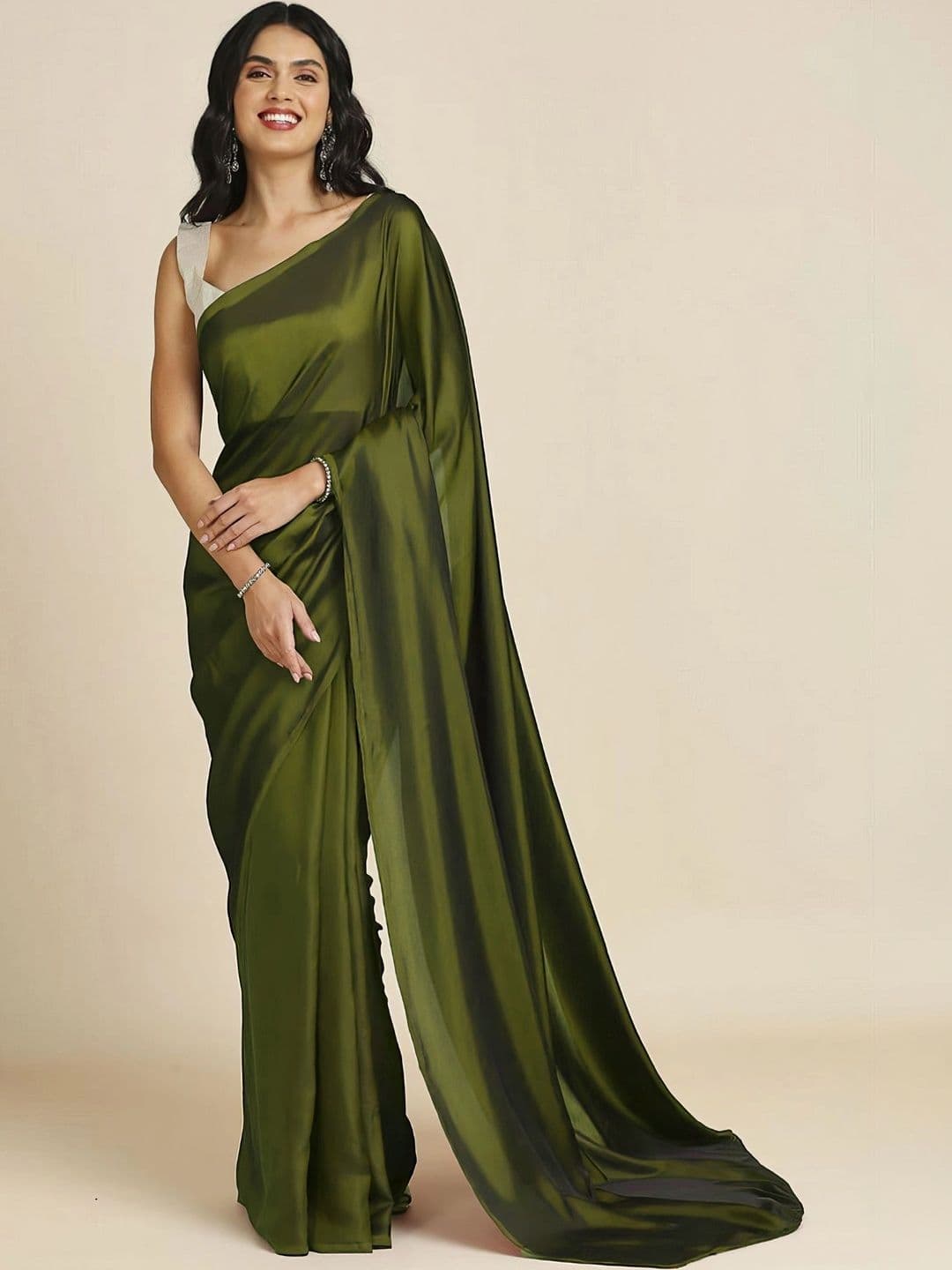 Durga Enterprises Colourblocked Saree thumbnail 3