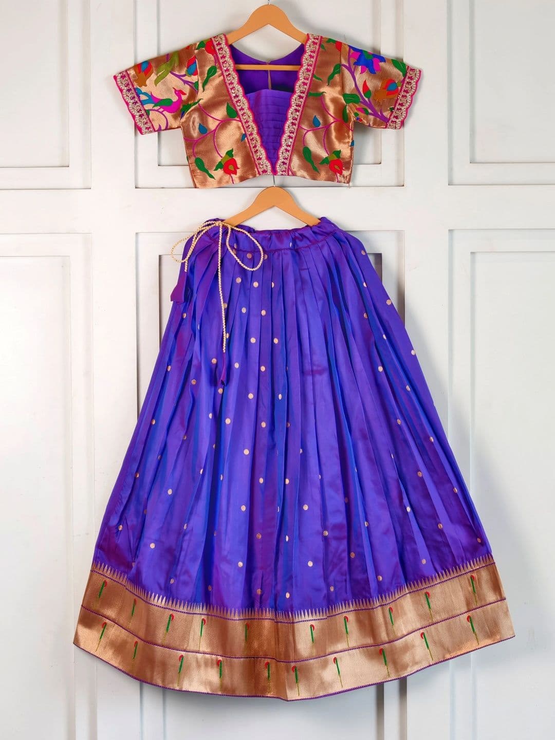 Sangria Girls Embroidered  Lehenga & Choli thumbnail 2